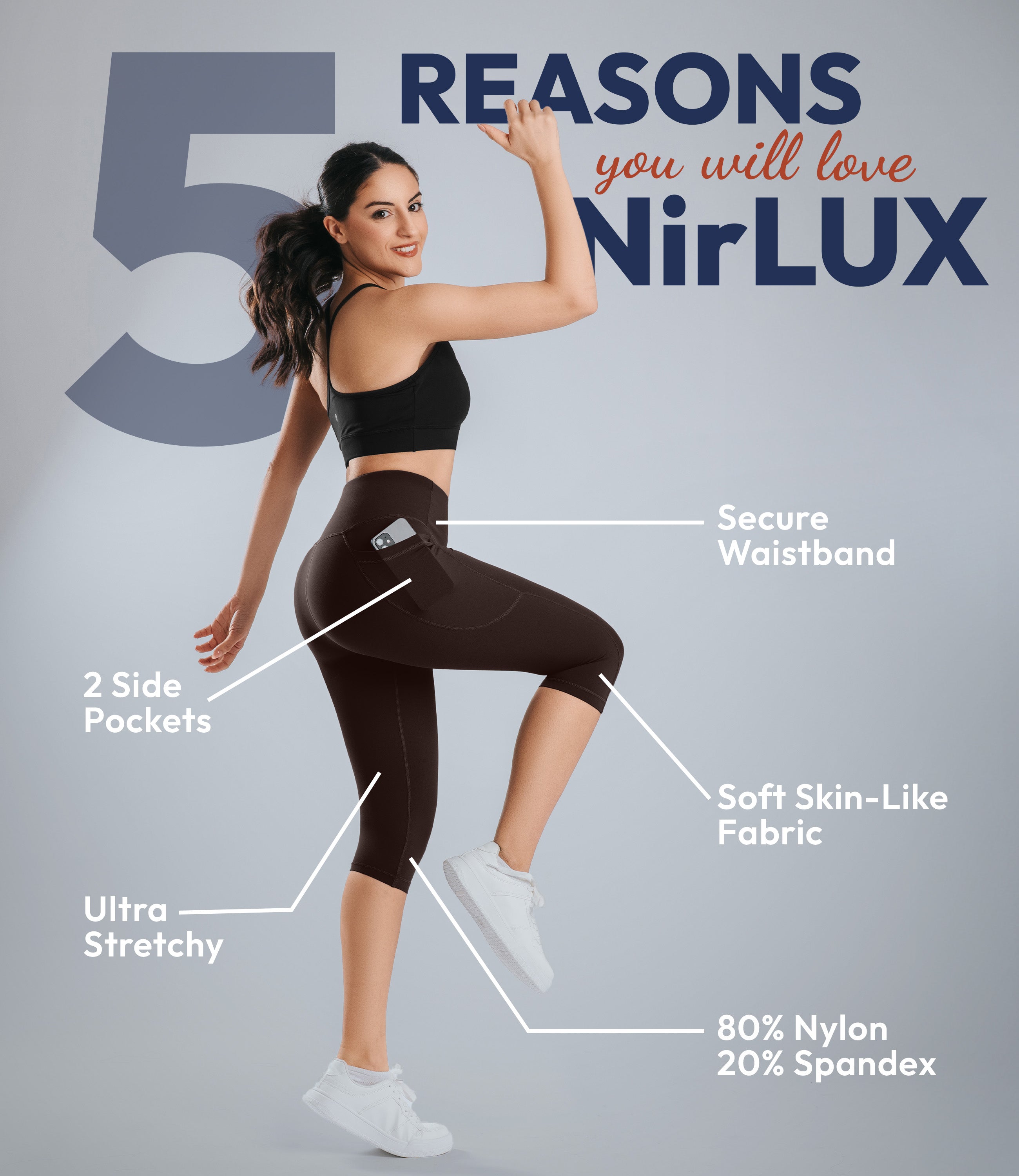 NirLUX Carpi Leggings With Pockets