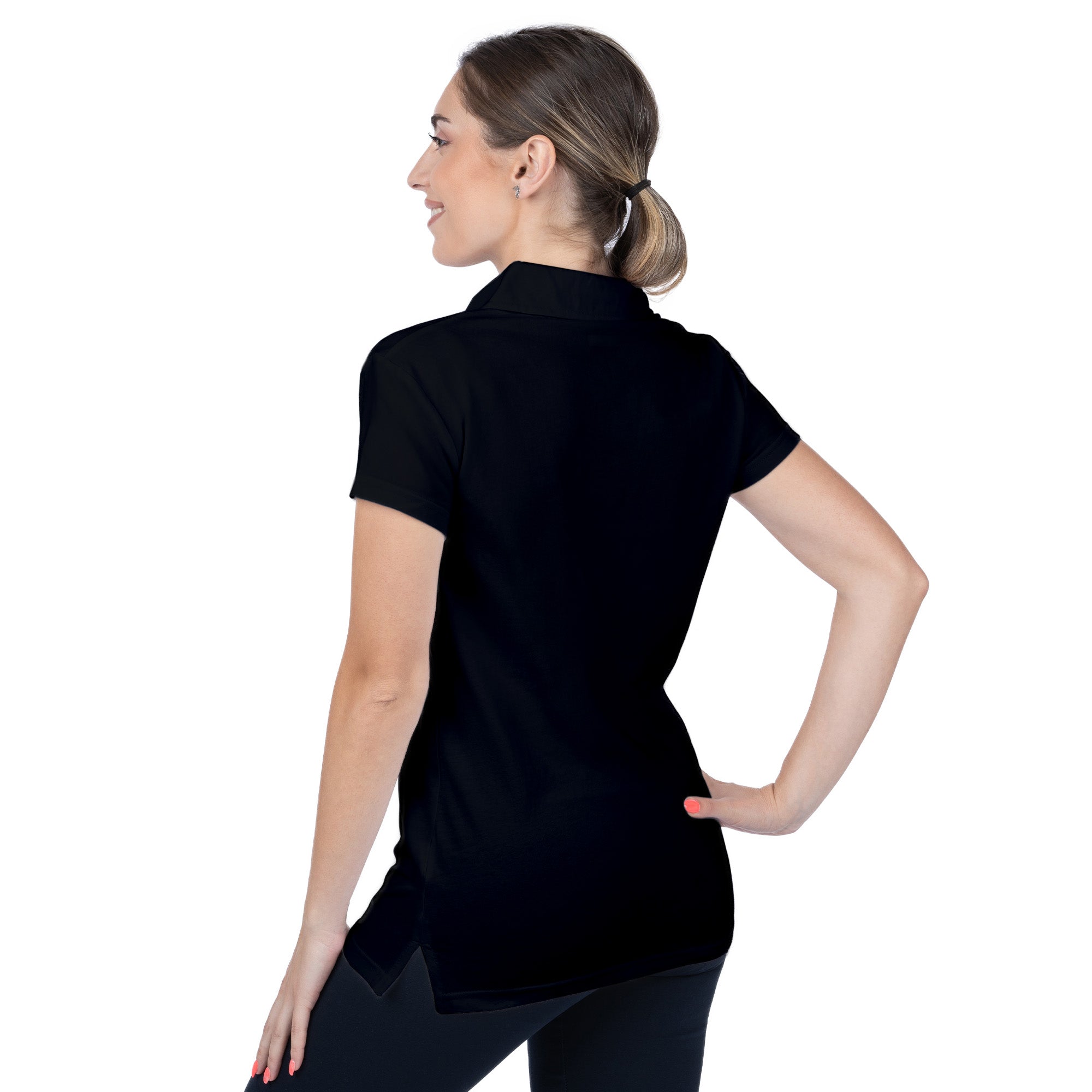 Short Sleeve Lycra Polo Shirt