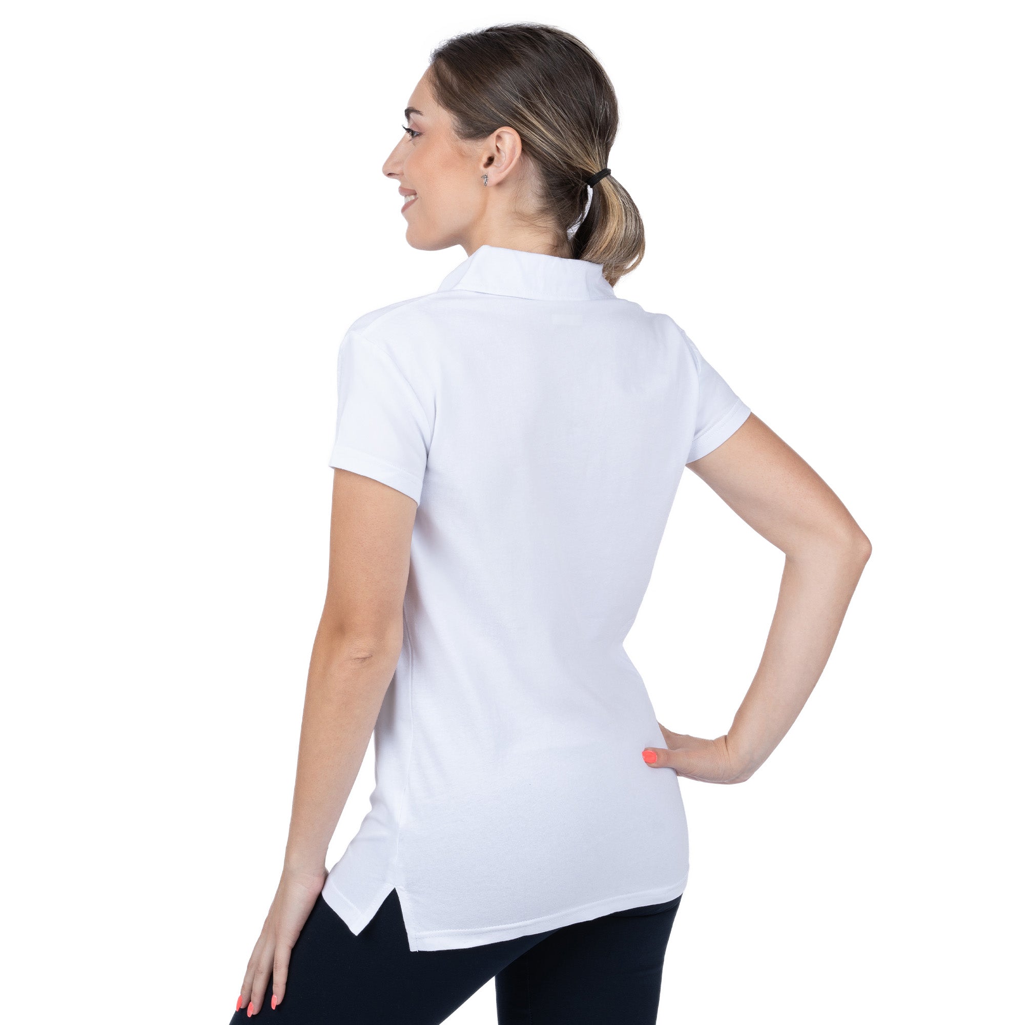 Short Sleeve Lycra Polo Shirt