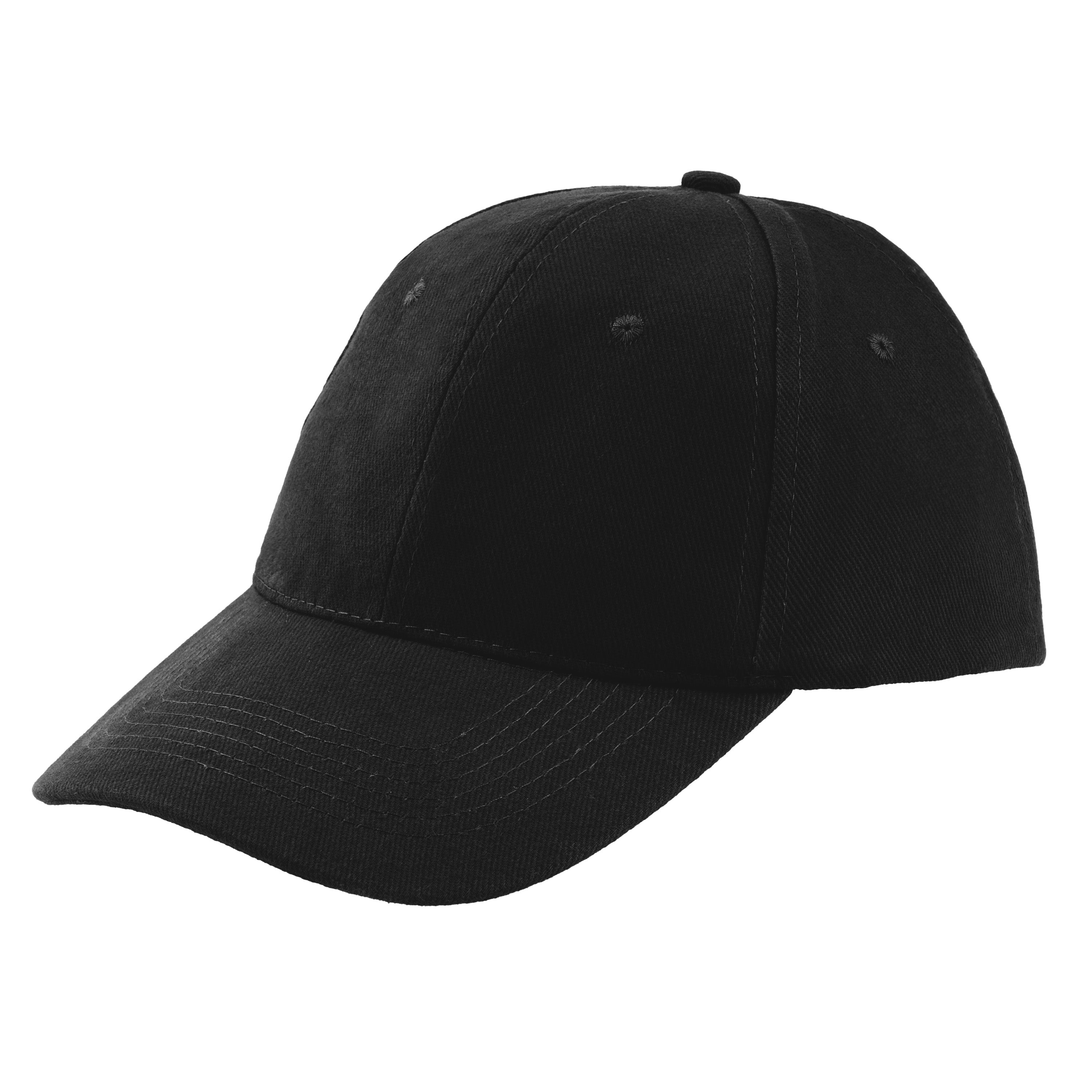 6-Panel Cotton Brush Cap