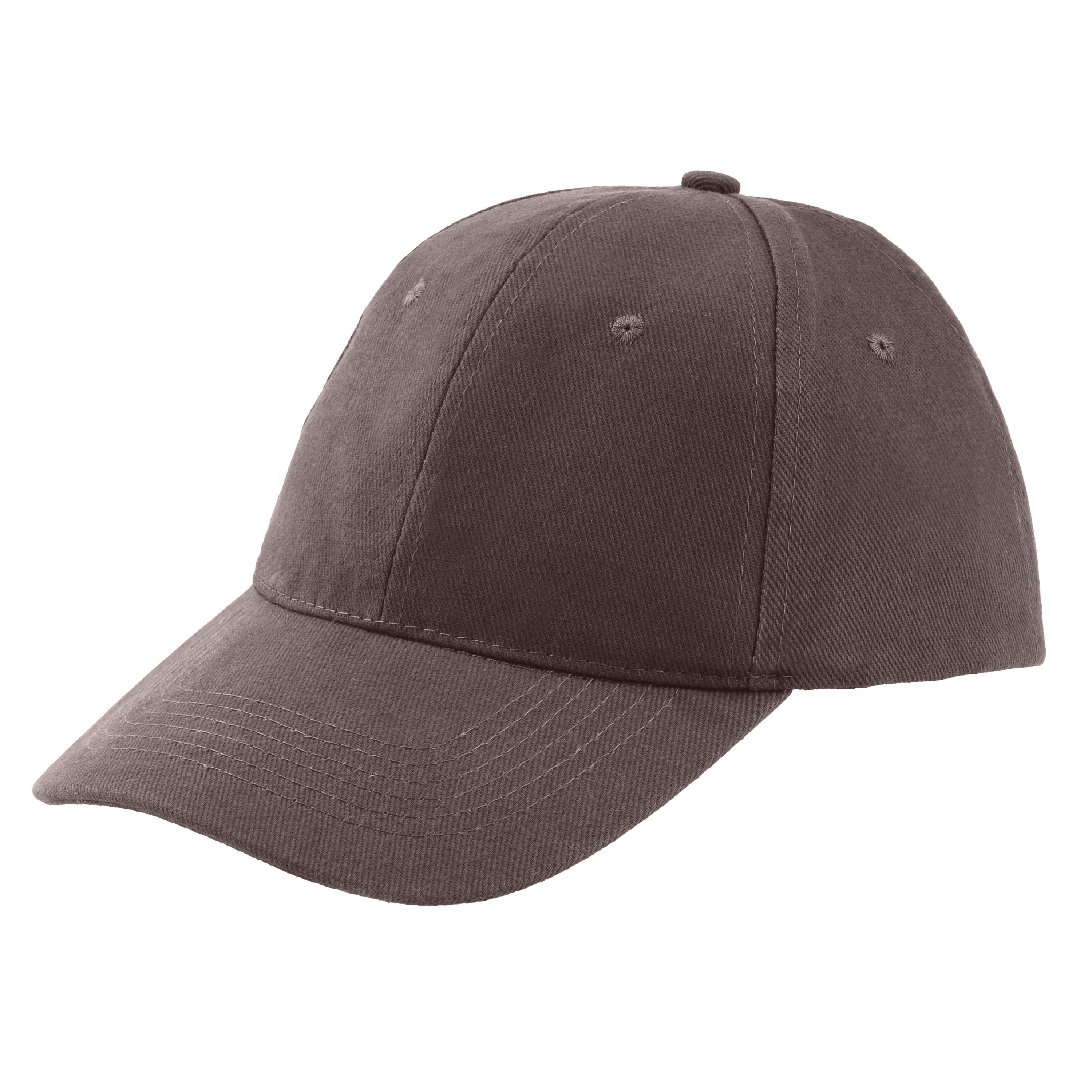 6-Panel Cotton Brush Cap