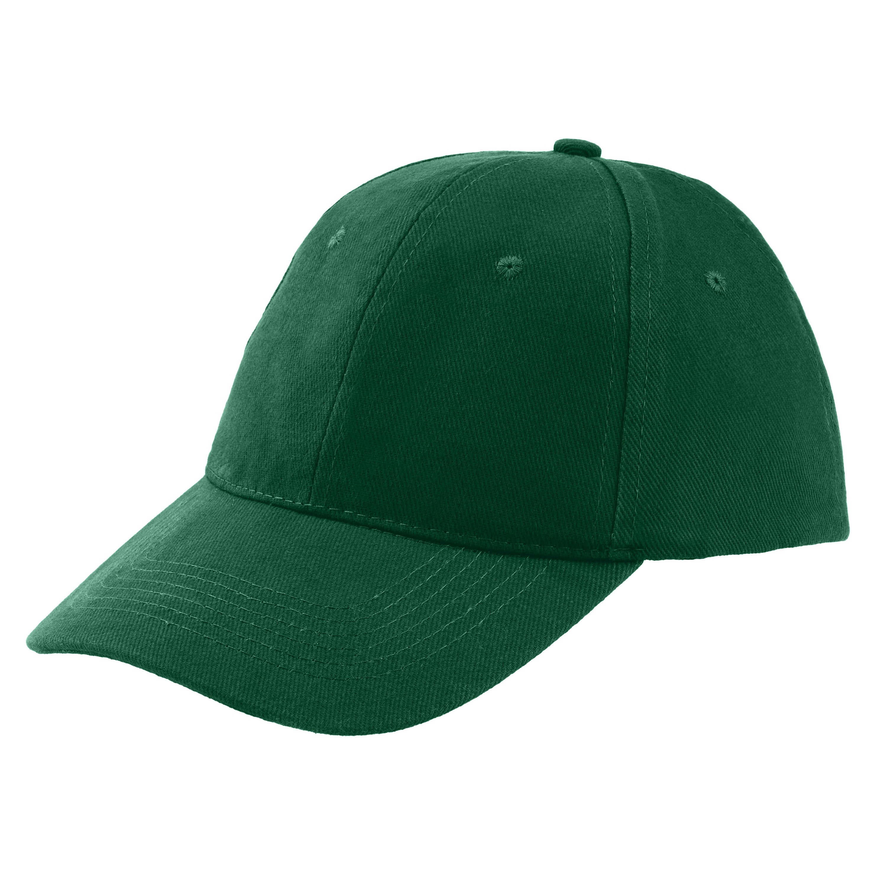 6-Panel Cotton Brush Cap