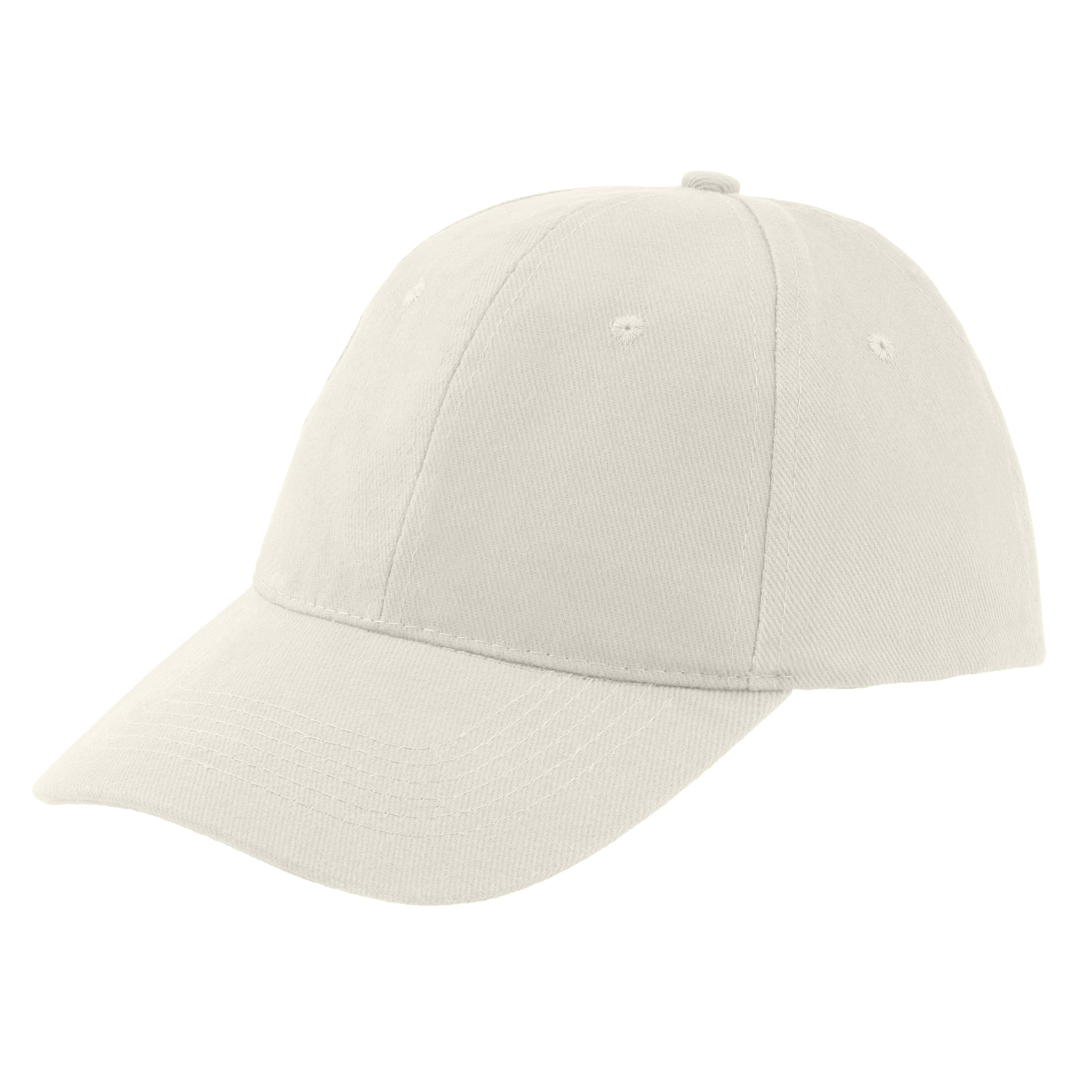 6-Panel Cotton Brush Cap