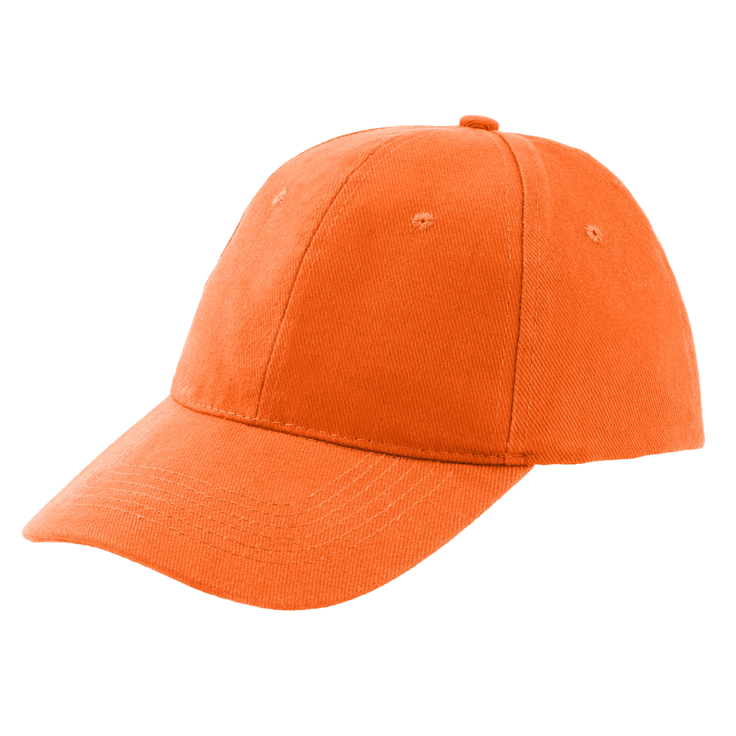 6-Panel Cotton Brush Cap