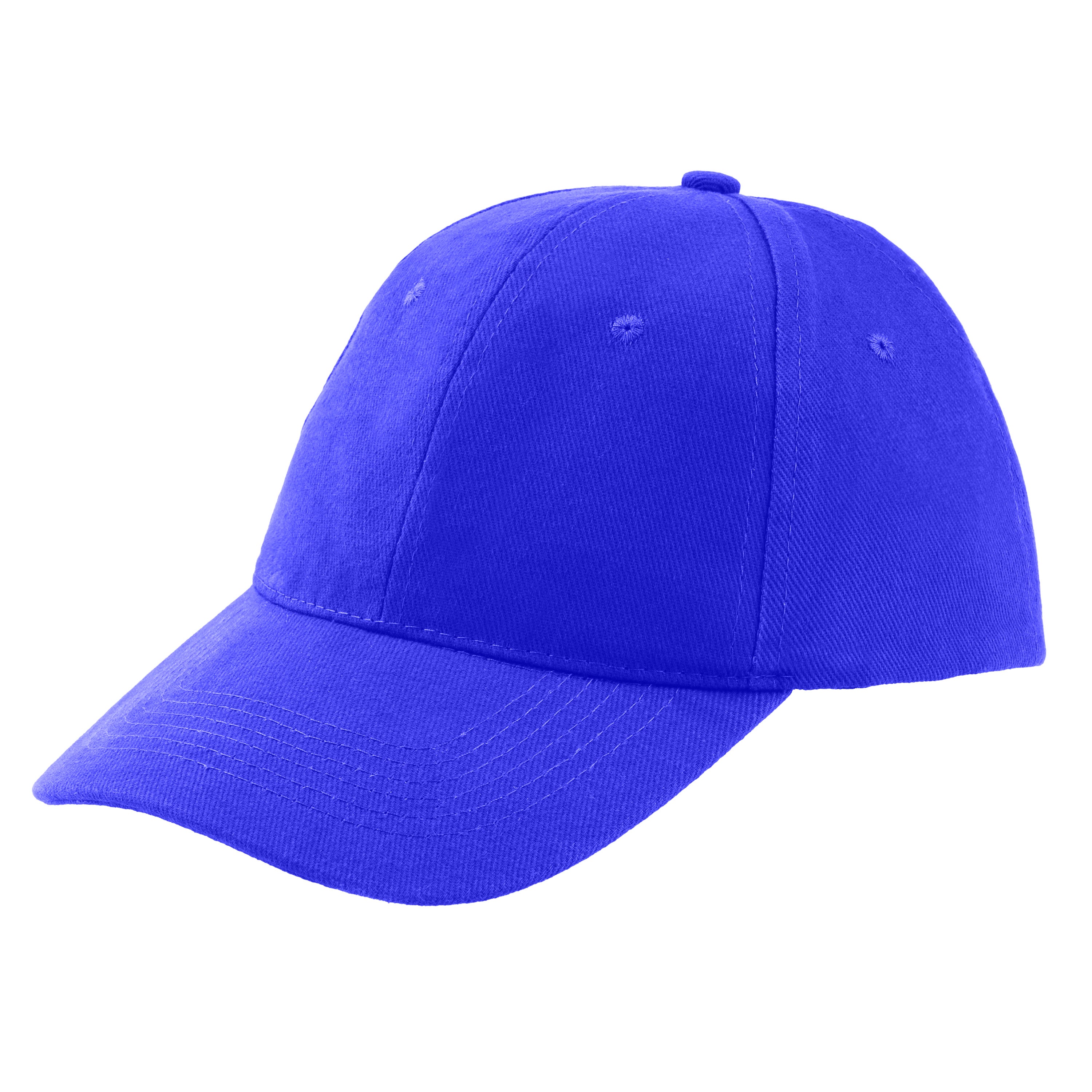 כובע כותנה 6-פאנל במראה מוברש