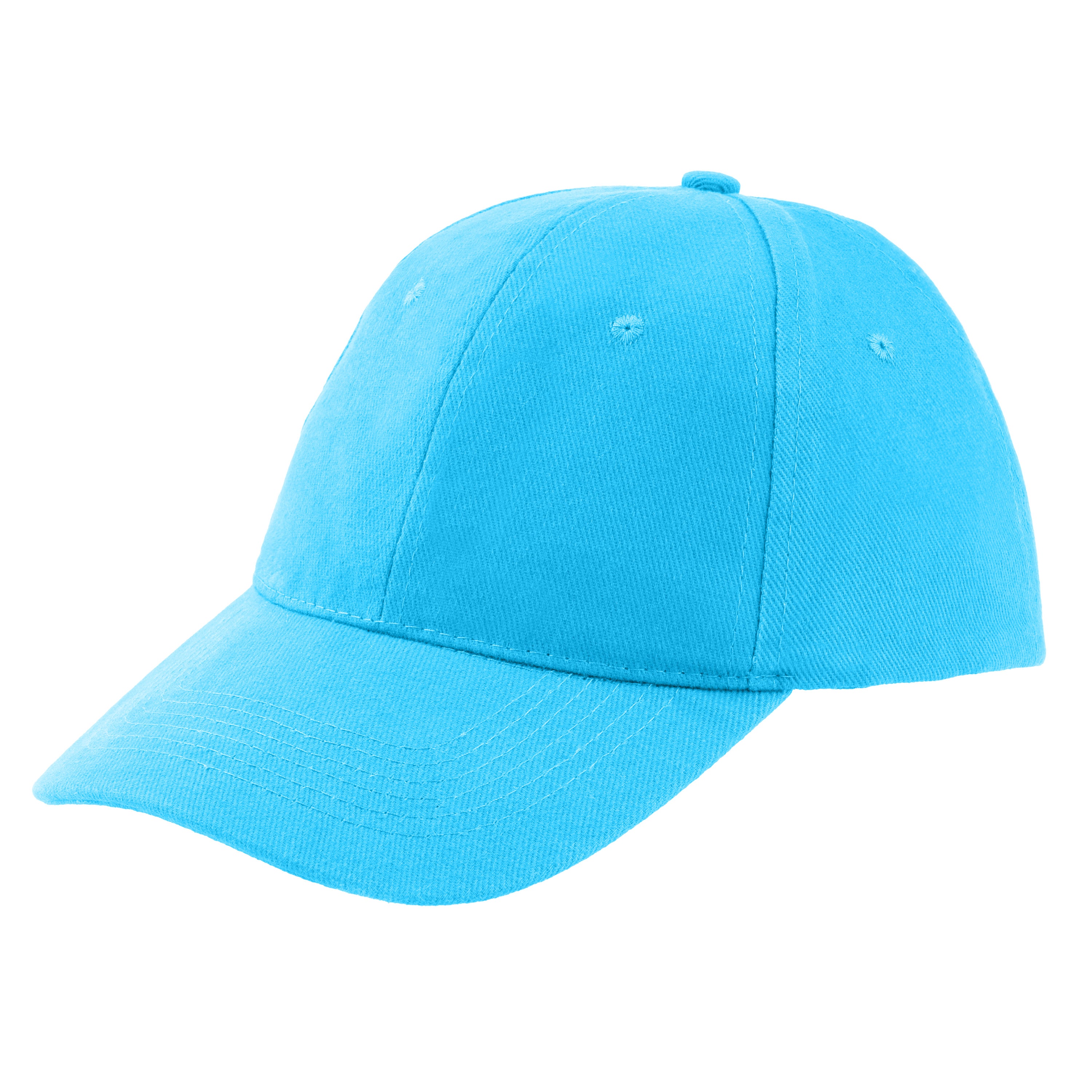 6-Panel Cotton Brush Cap