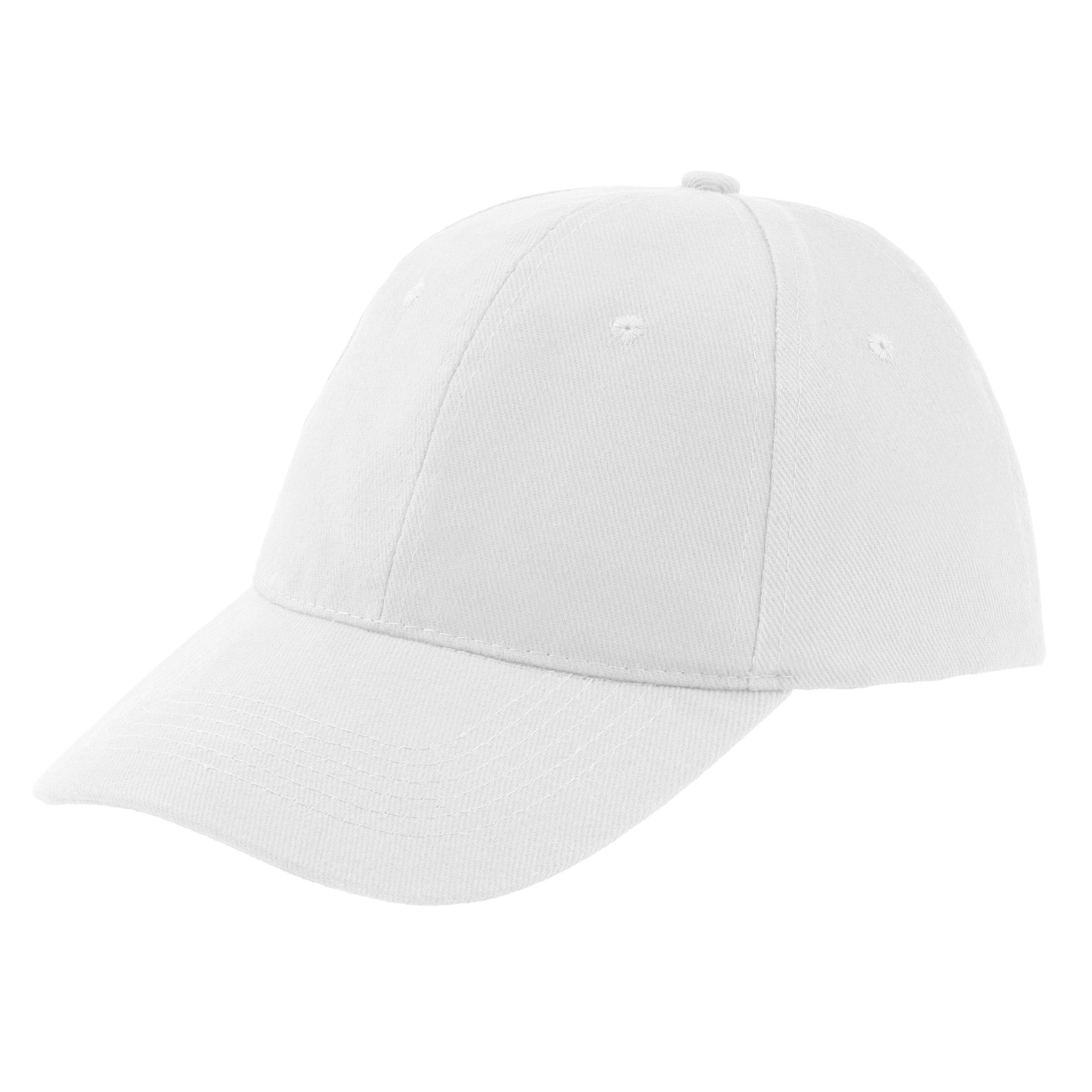 6-Panel Cotton Brush Cap