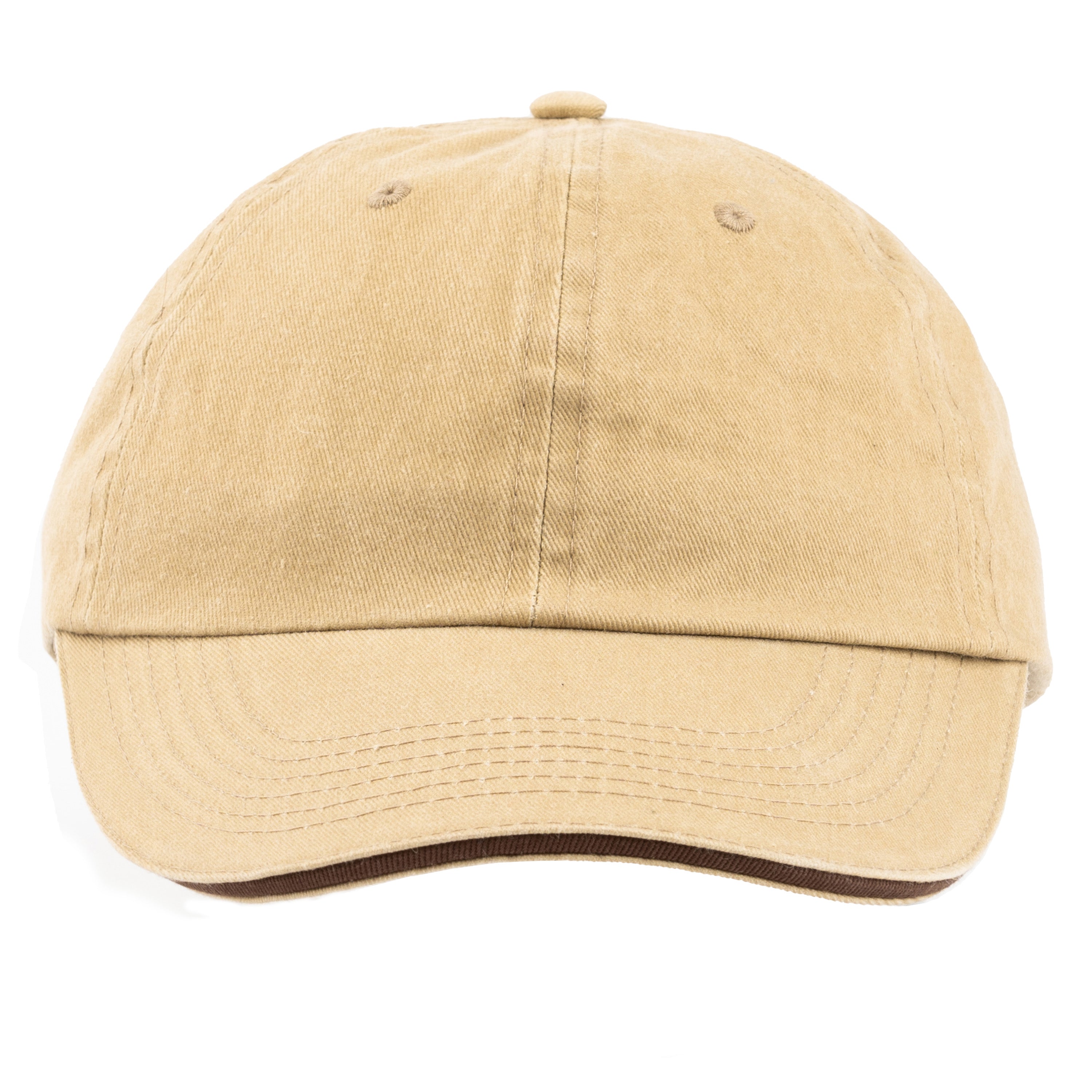 6-Panel Cotton Stone Wash Hat