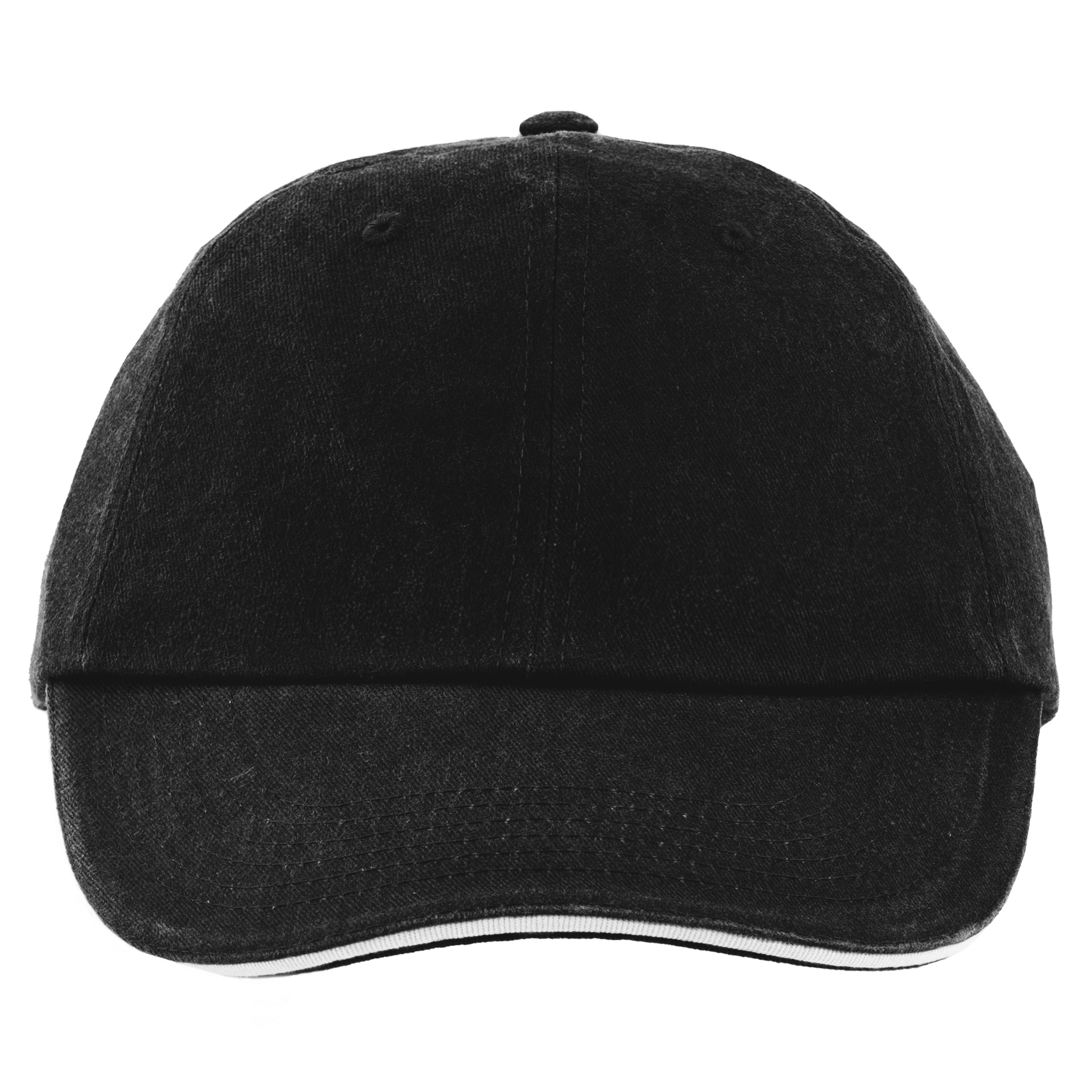 6-Panel Cotton Stone Wash Hat