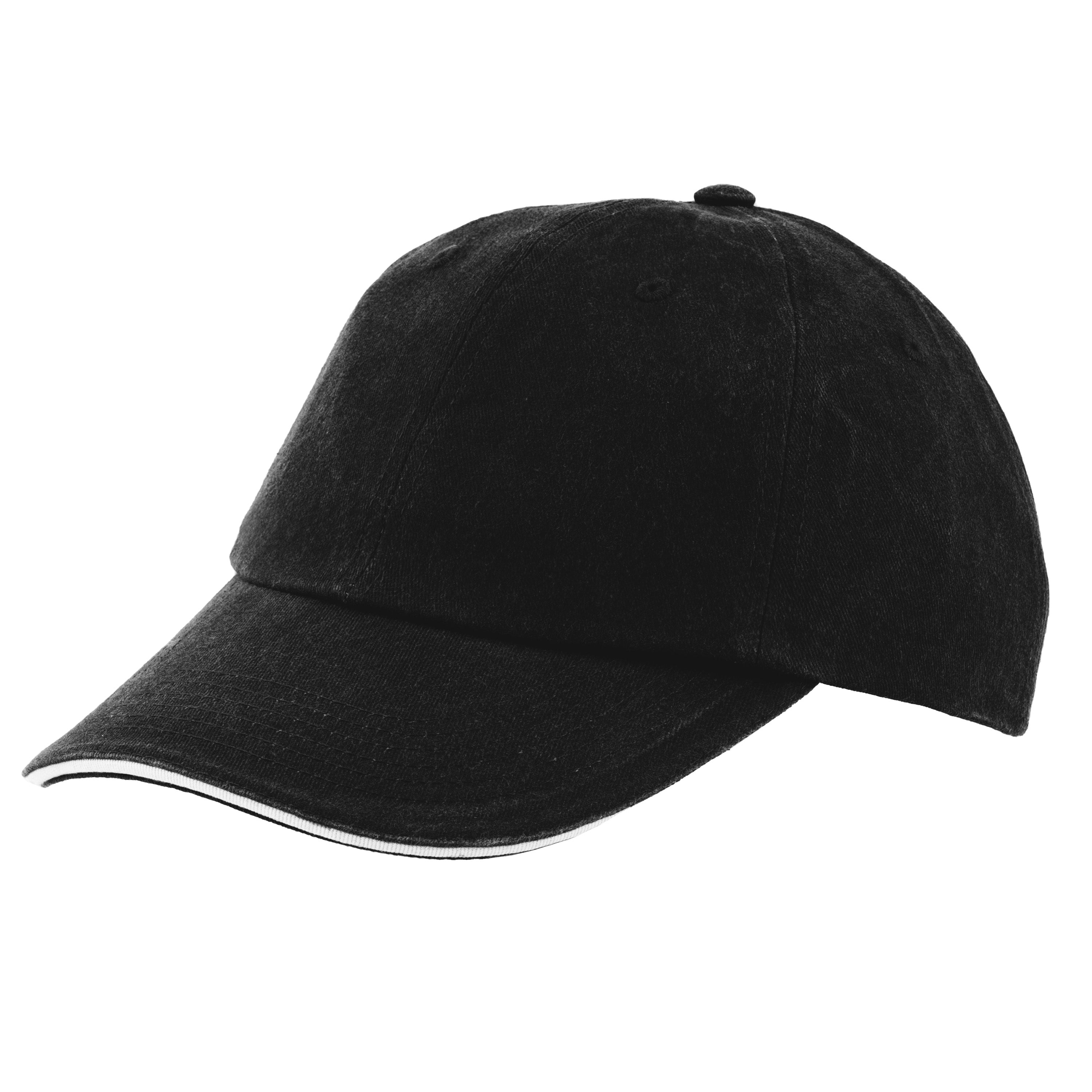 6-Panel Cotton Stone Wash Hat
