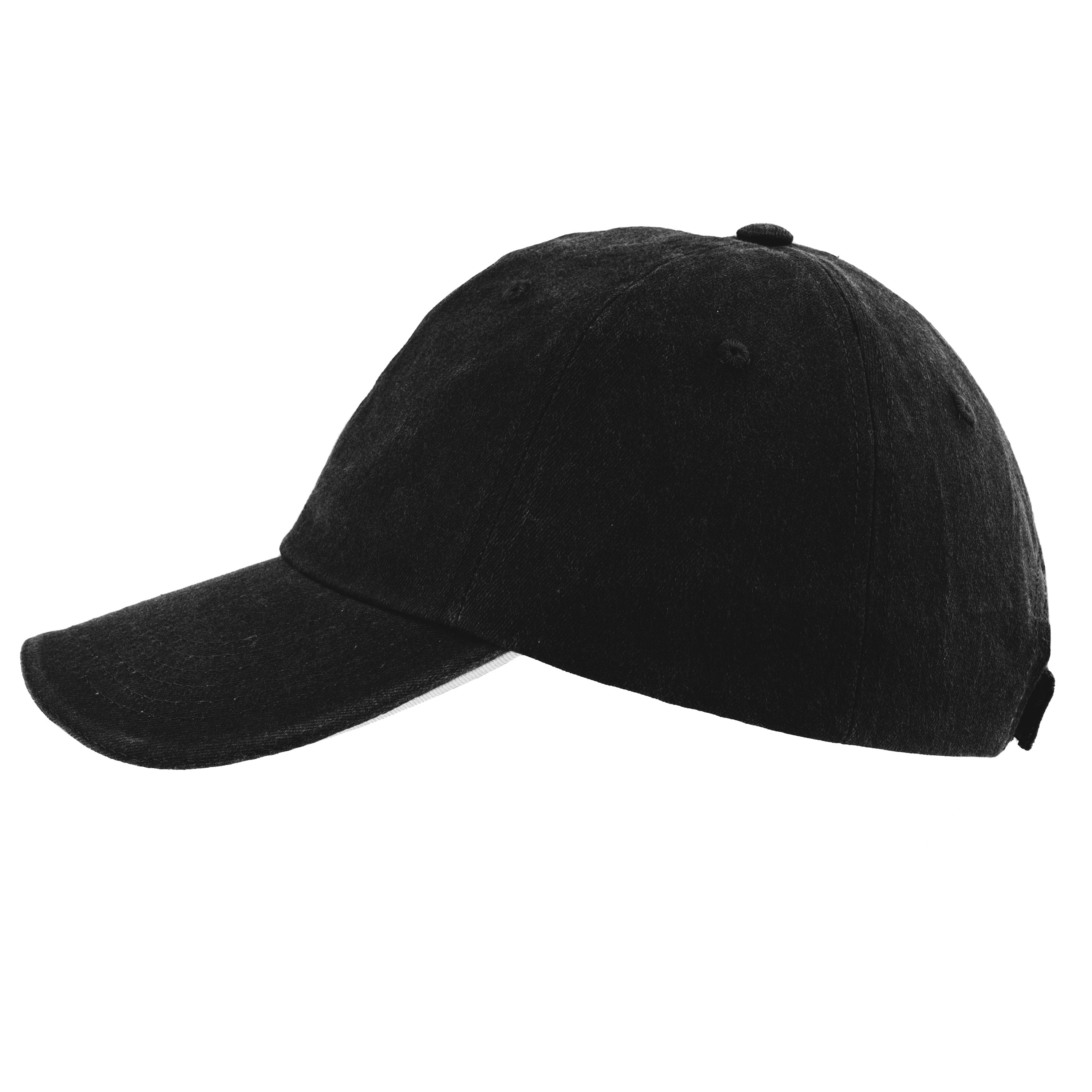 6-Panel Cotton Stone Wash Hat