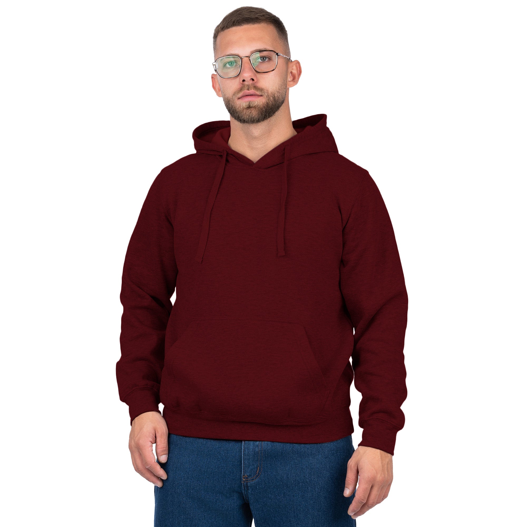Pullover Hoodie with Kangaroo Pocket