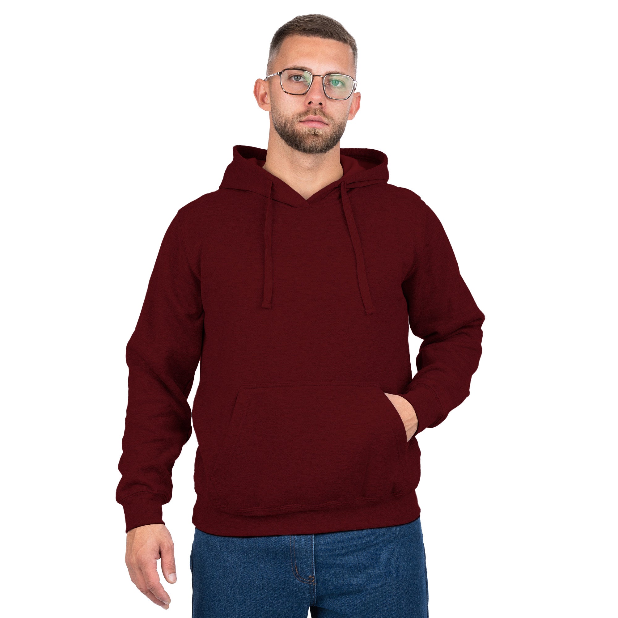 Pullover Hoodie with Kangaroo Pocket