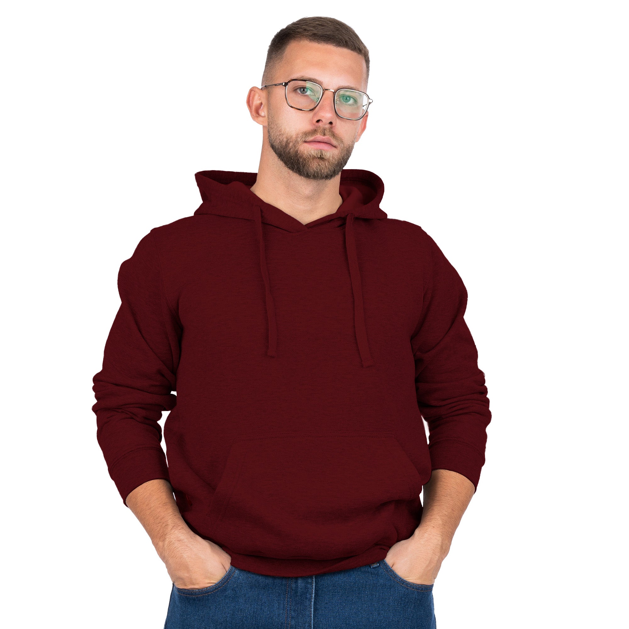 Pullover Hoodie with Kangaroo Pocket