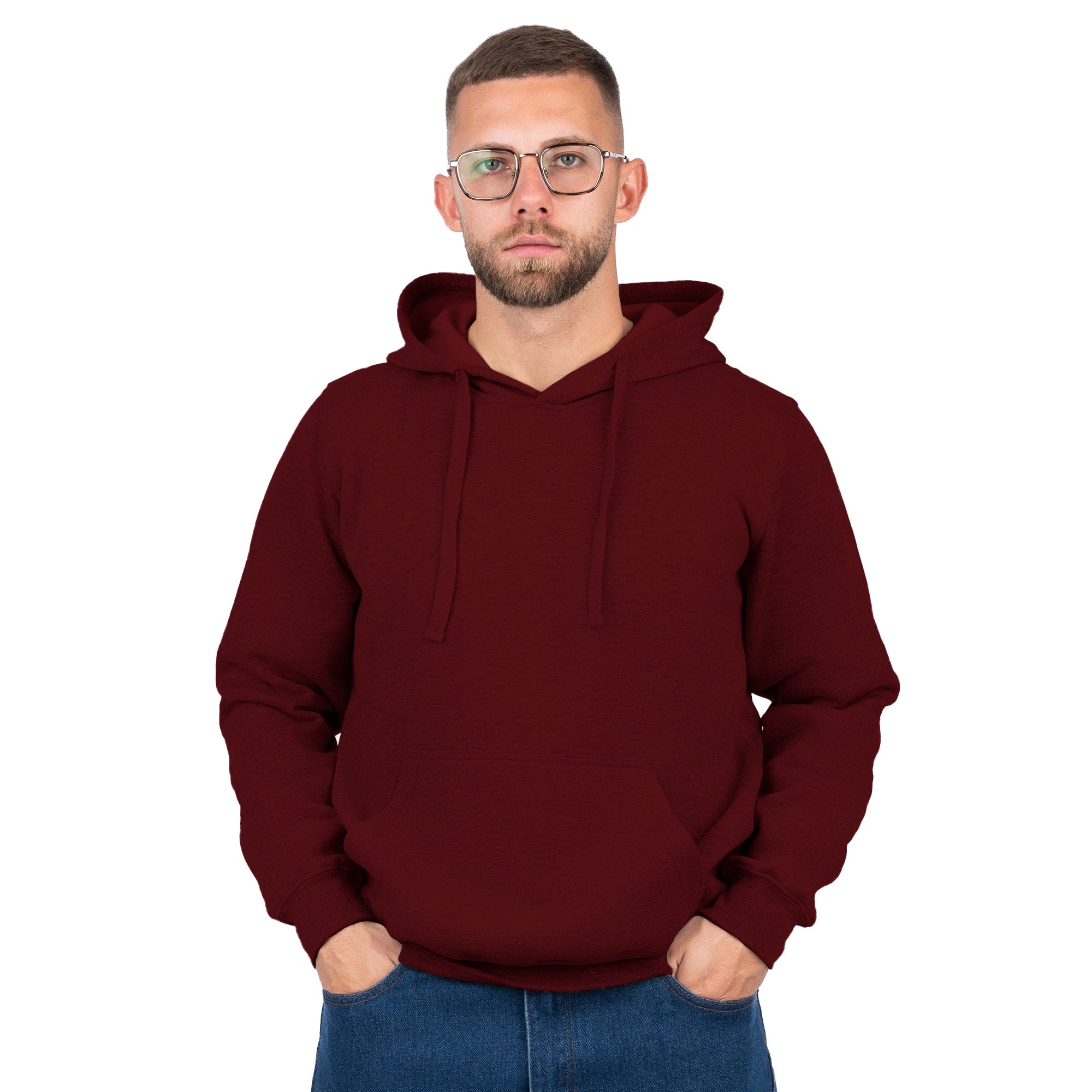 Pullover Hoodie with Kangaroo Pocket