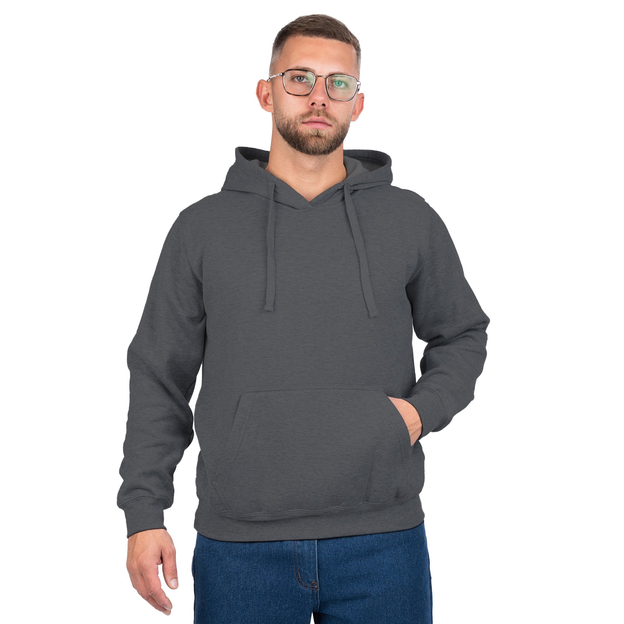 Pullover Hoodie with Kangaroo Pocket