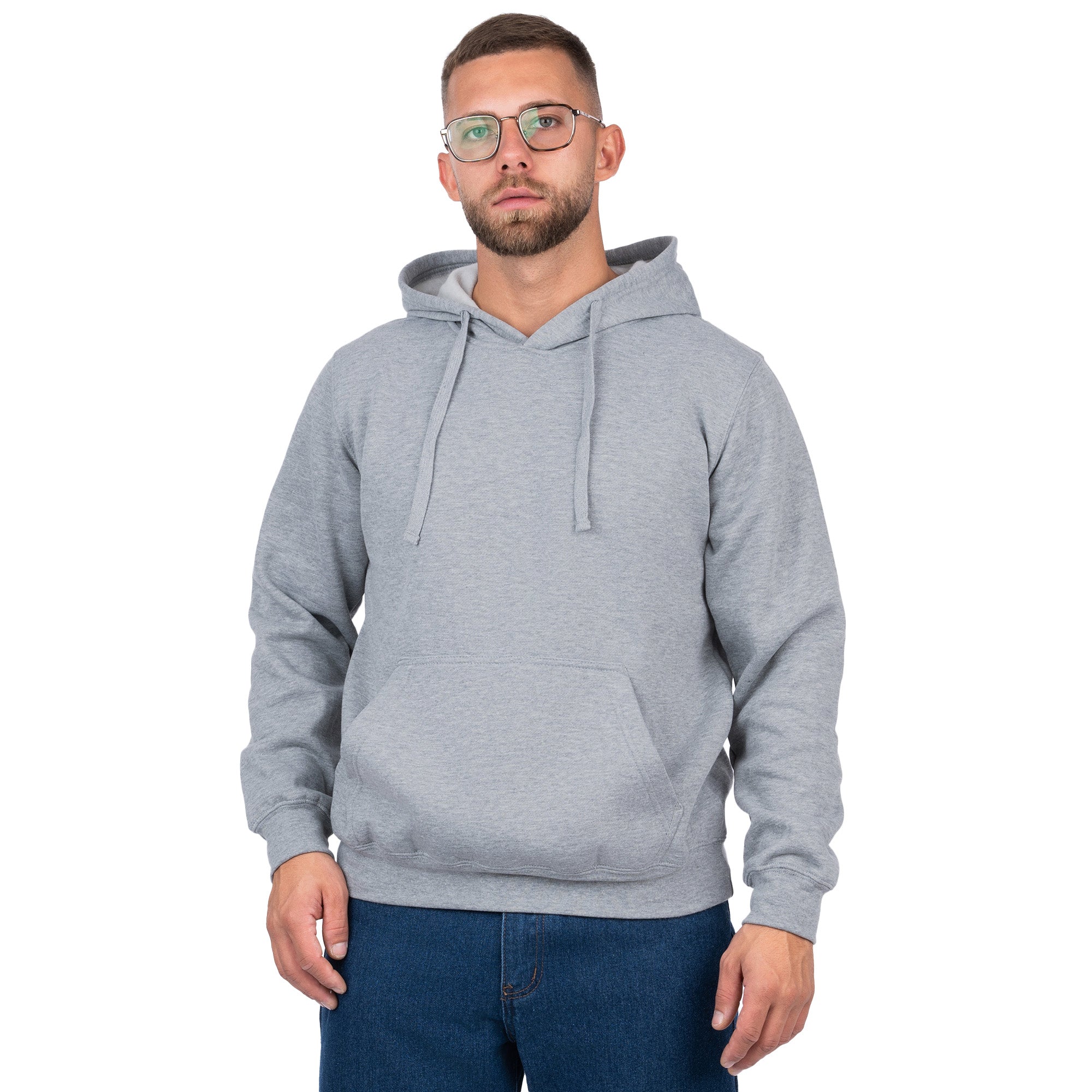 Pullover Hoodie with Kangaroo Pocket