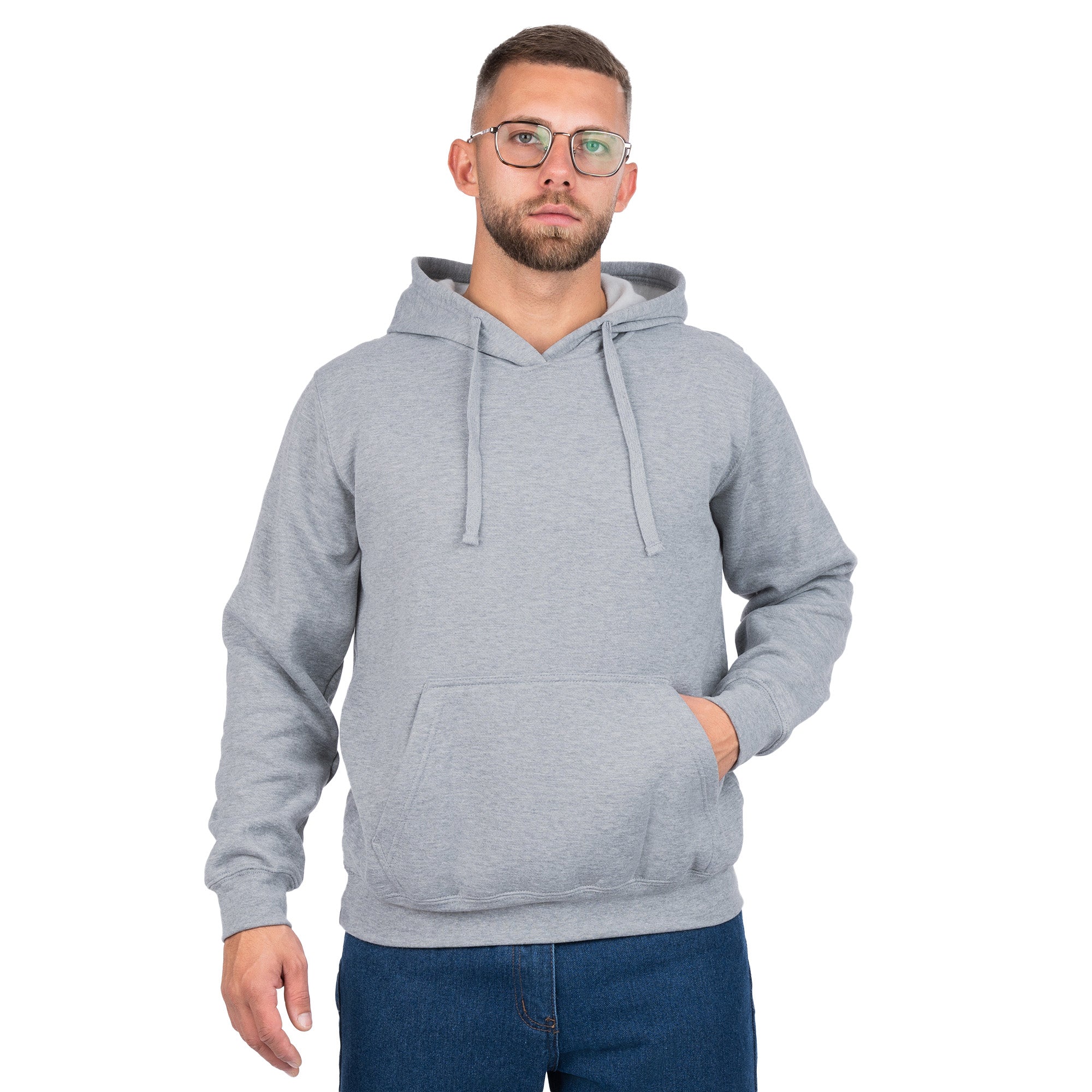 Pullover Hoodie with Kangaroo Pocket