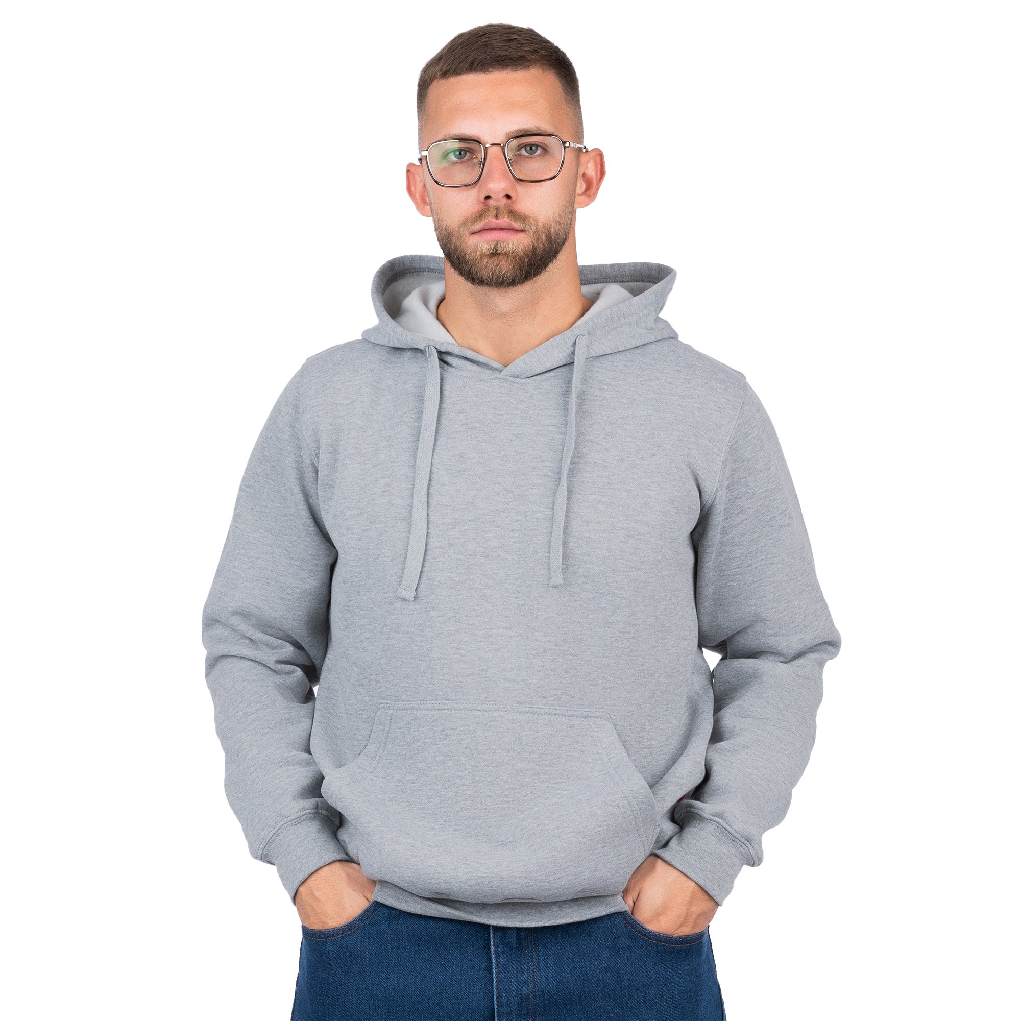Pullover Hoodie with Kangaroo Pocket