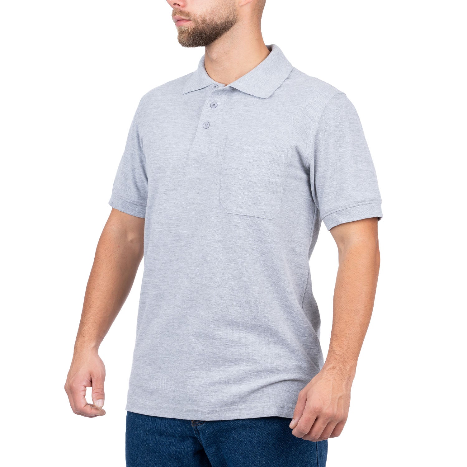 Short Sleeve Polo Shirt with Pocket