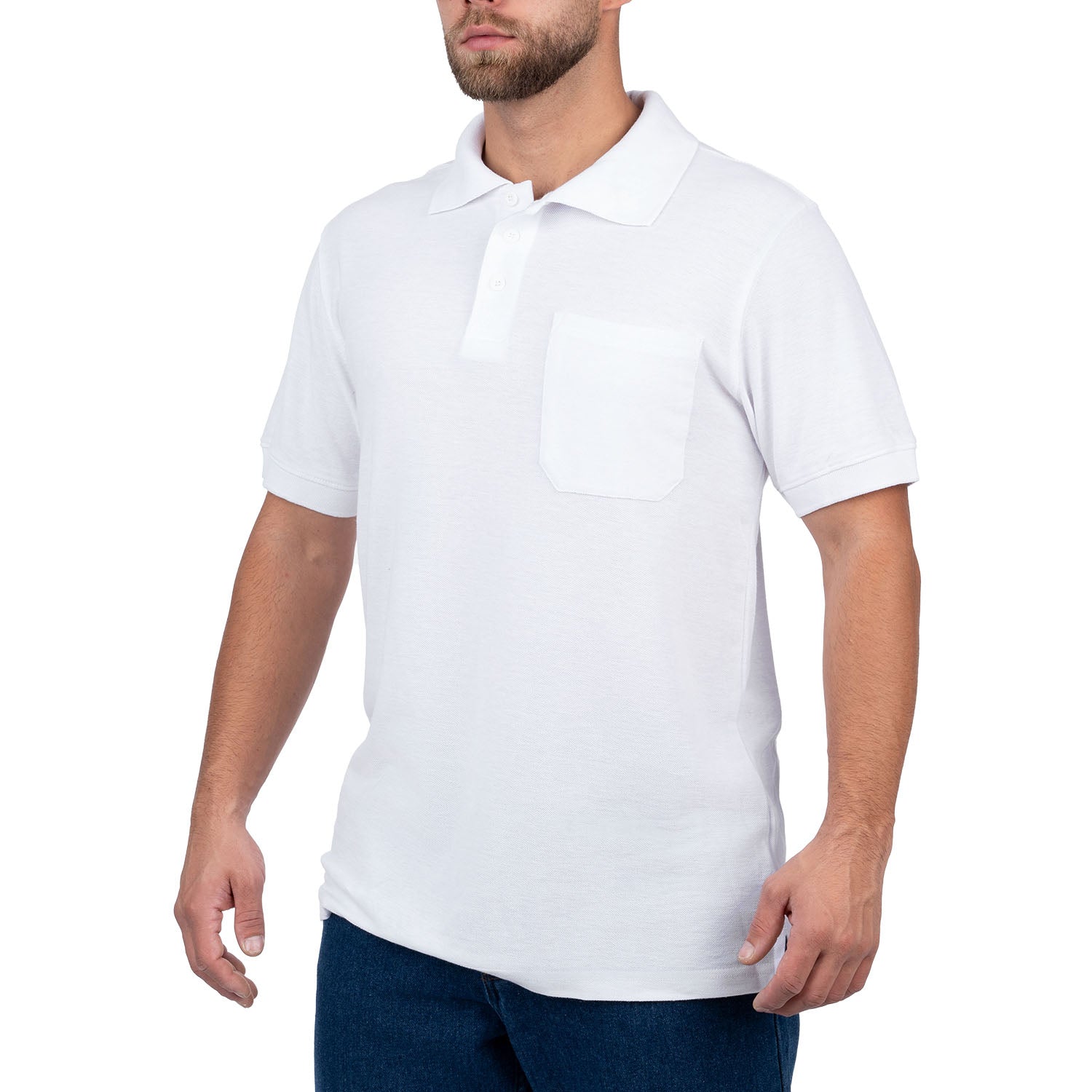 Short Sleeve Polo Shirt with Pocket