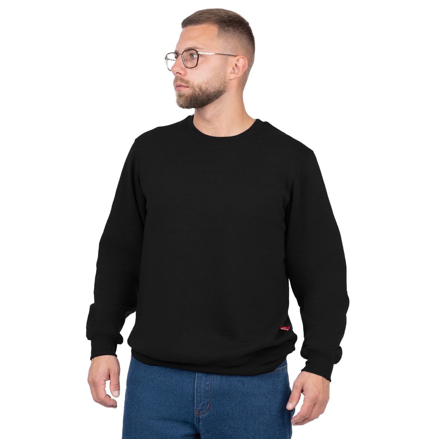 Crew Neck Pullover Sweatshirt