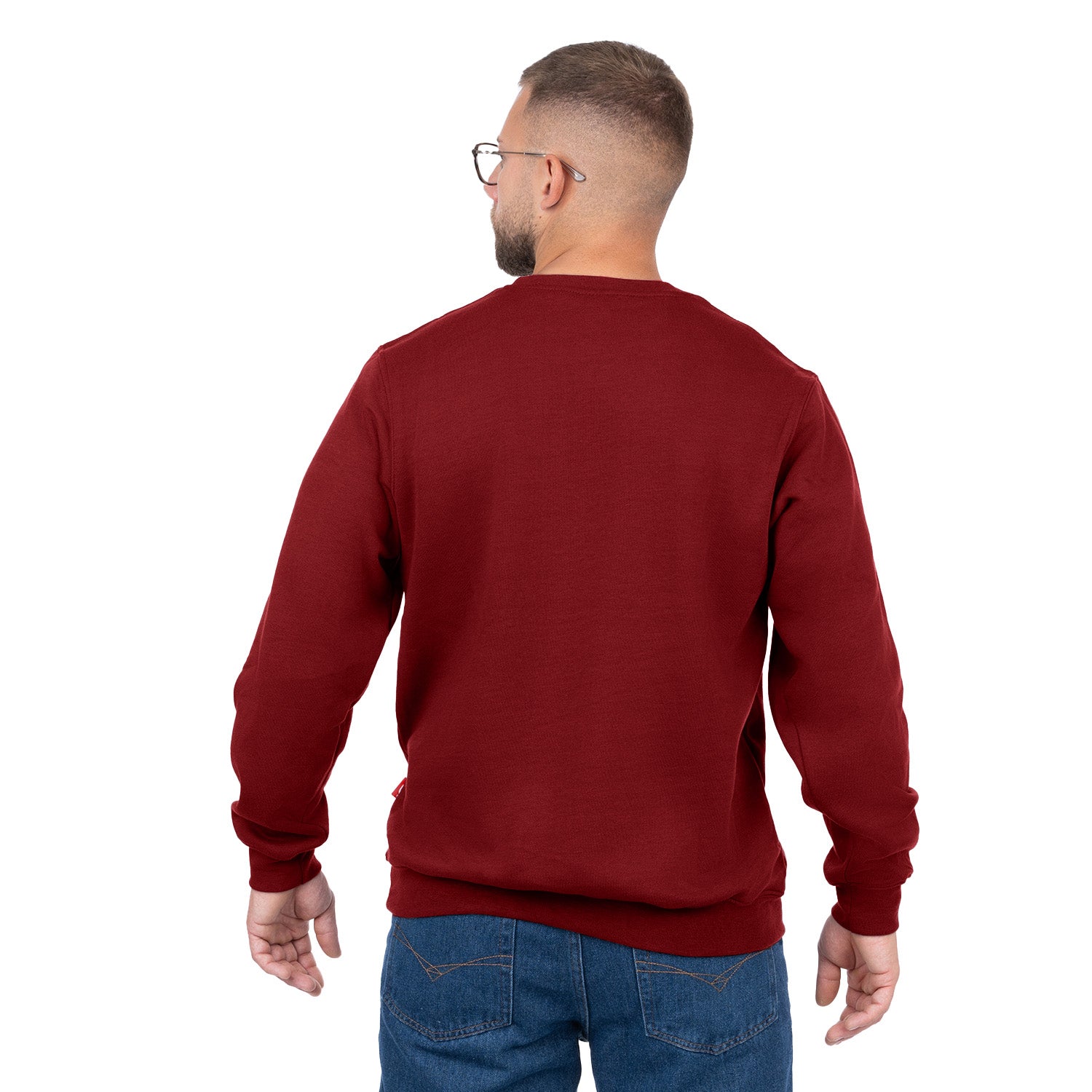Crew Neck Pullover Sweatshirt