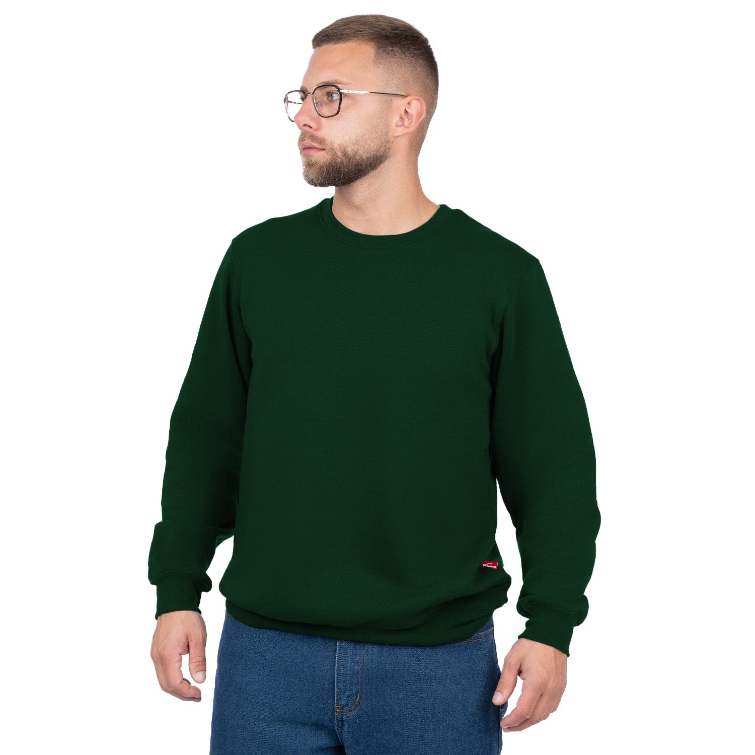 Crew Neck Pullover Sweatshirt