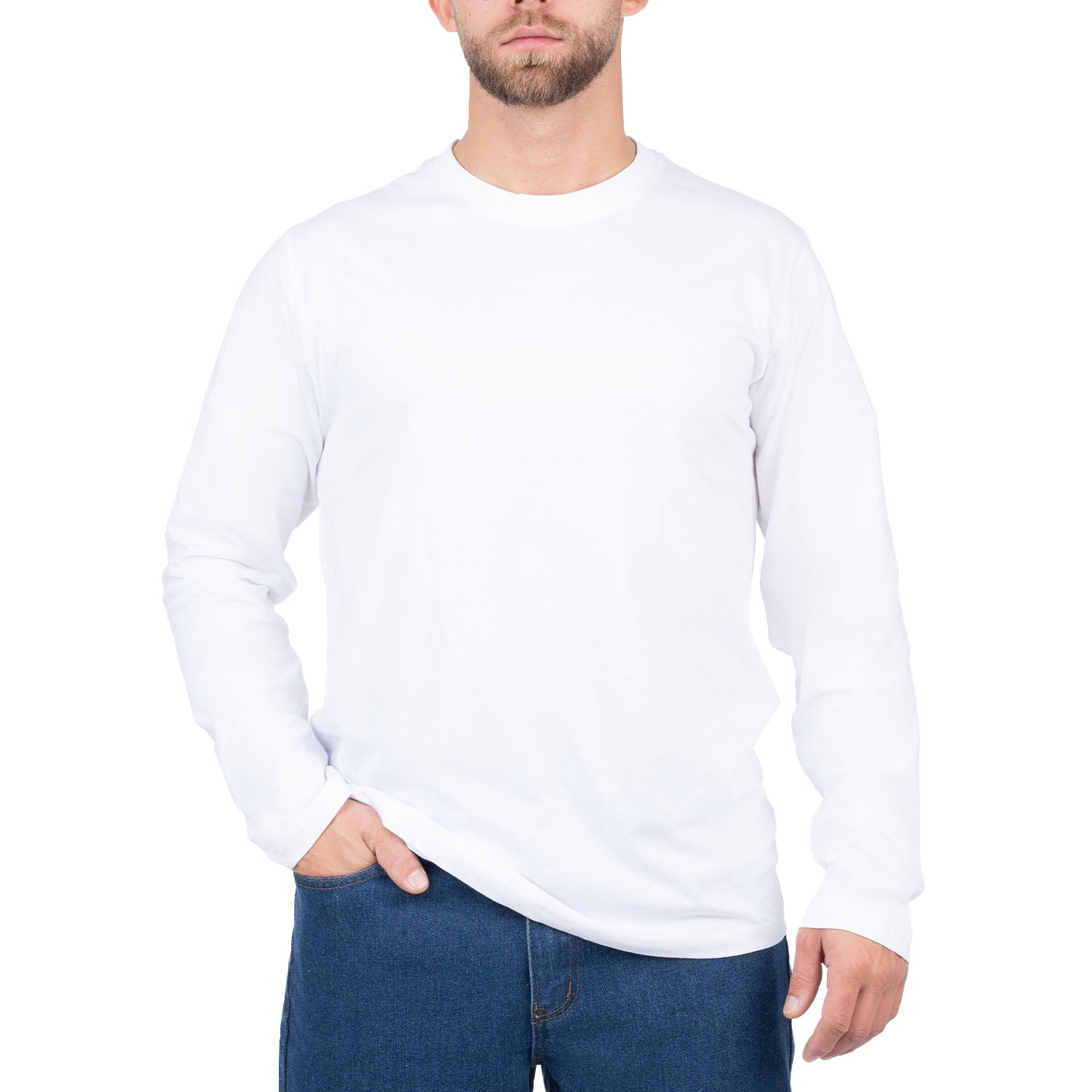 Crew Neck Pullover Sweatshirt