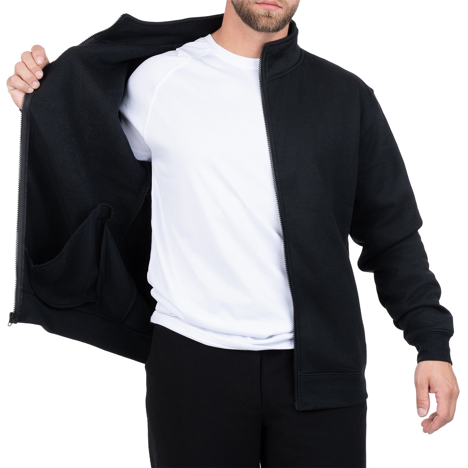 Zip Up Jacket with Pockets - Nirlon