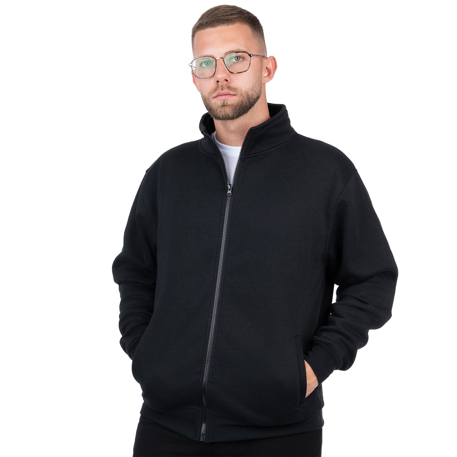 Zip Up Jacket with Pockets - Nirlon
