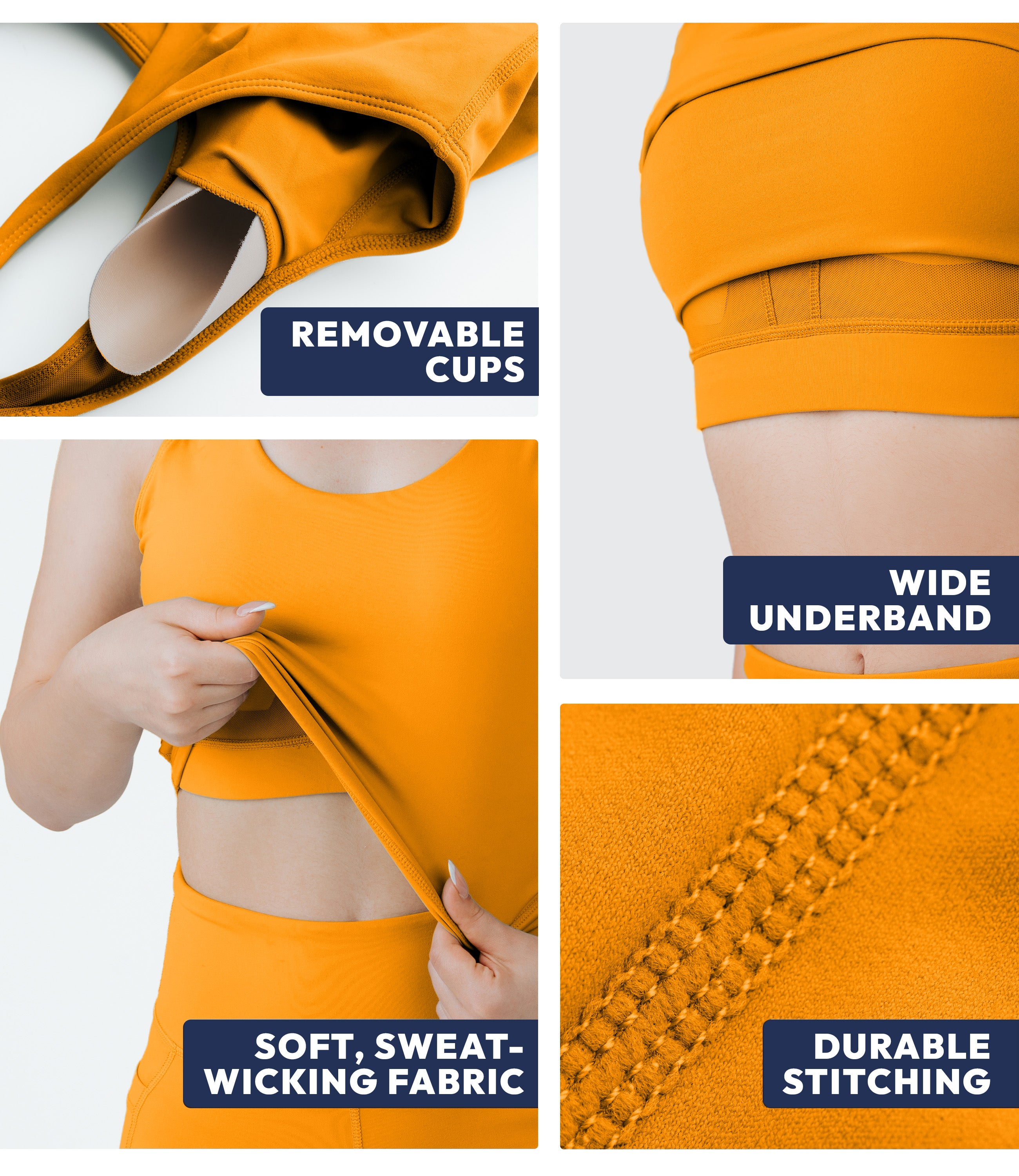 NirLUX™ U Back Sports Bra Longline Tank Top for Women