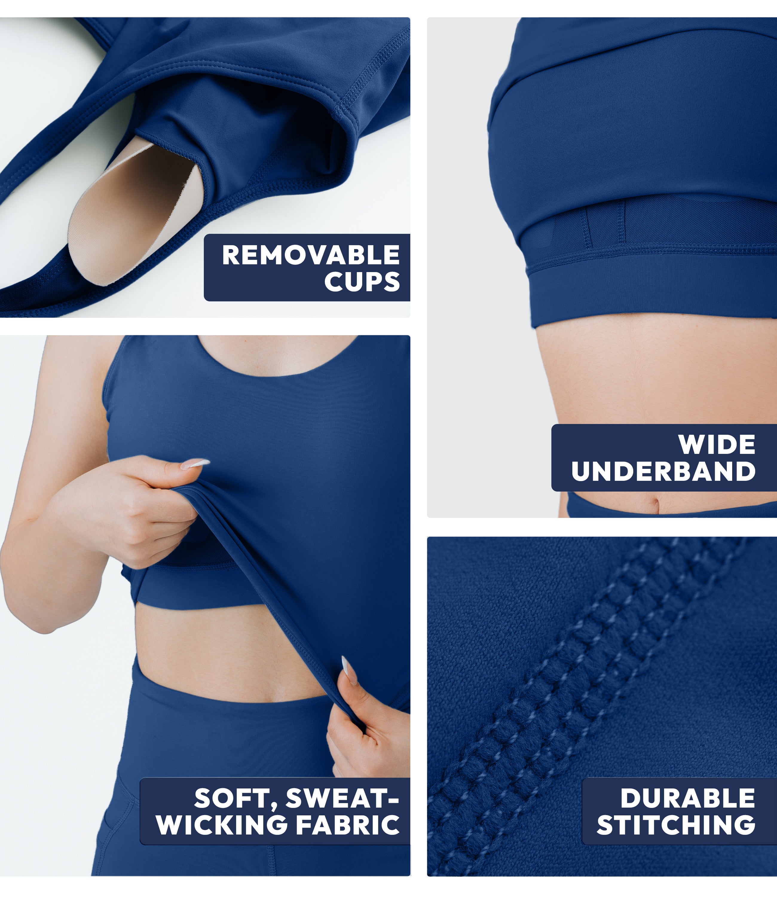 NirLUX™ U Back Sports Bra Longline Tank Top for Women
