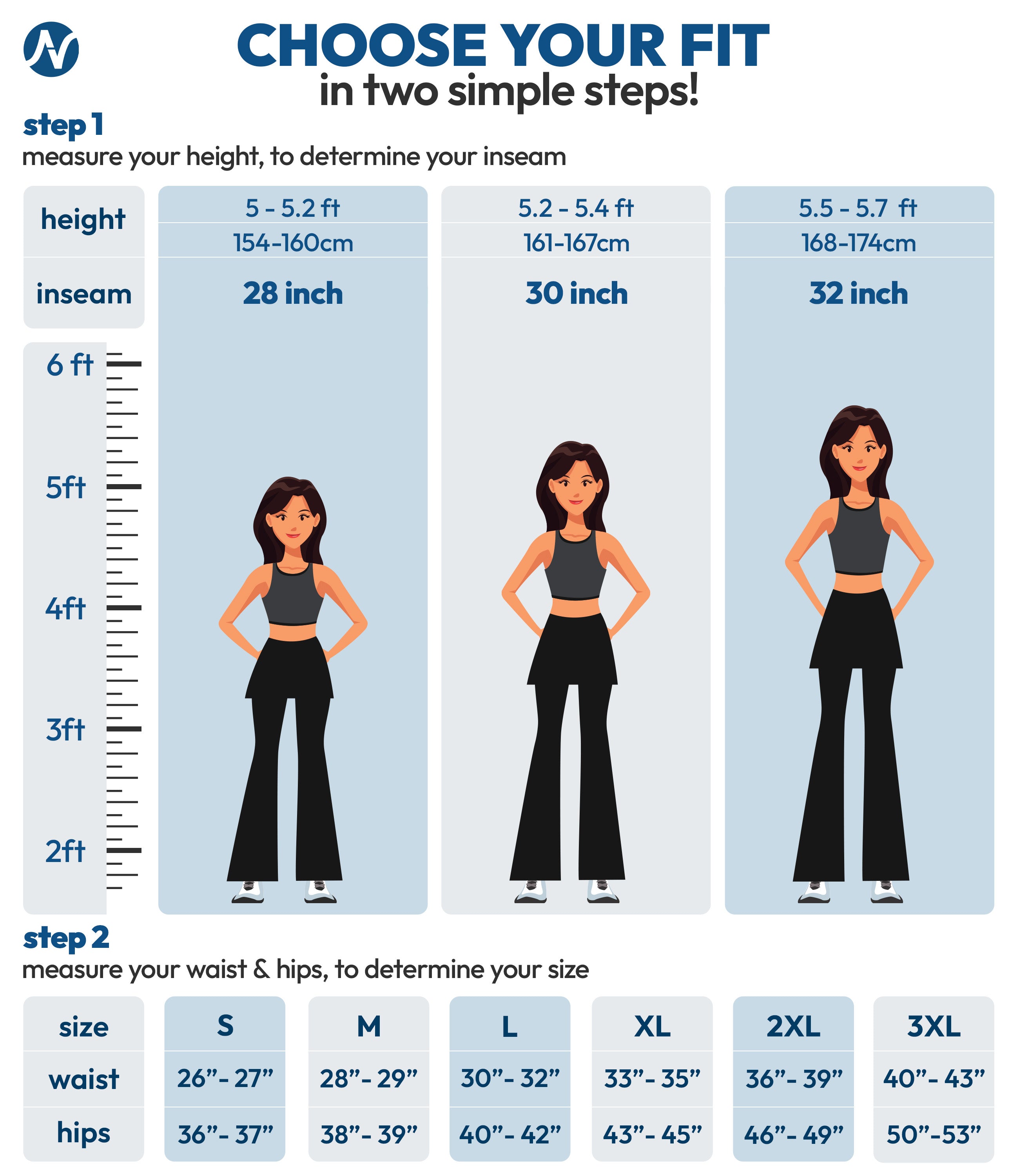 CottoNIR™ High Waist Yoga Pants with Skirt for Women