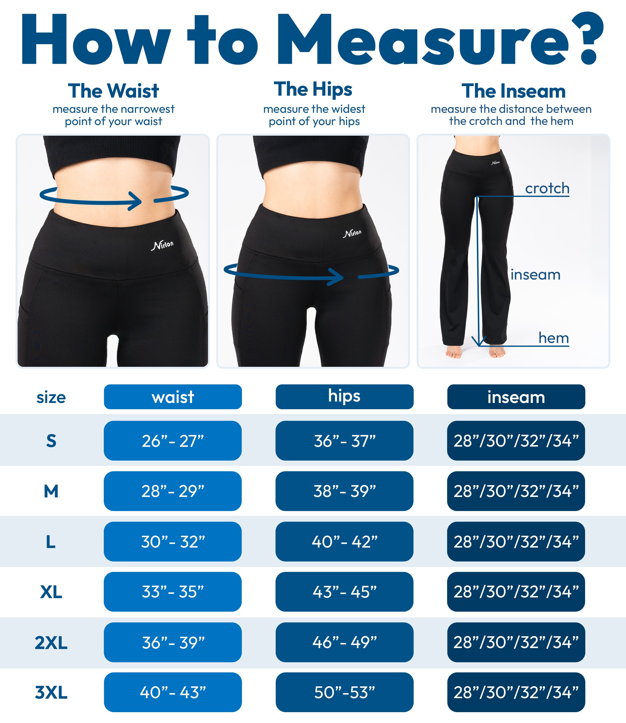 High Waist Bootcut Leggings with Pockets for Women