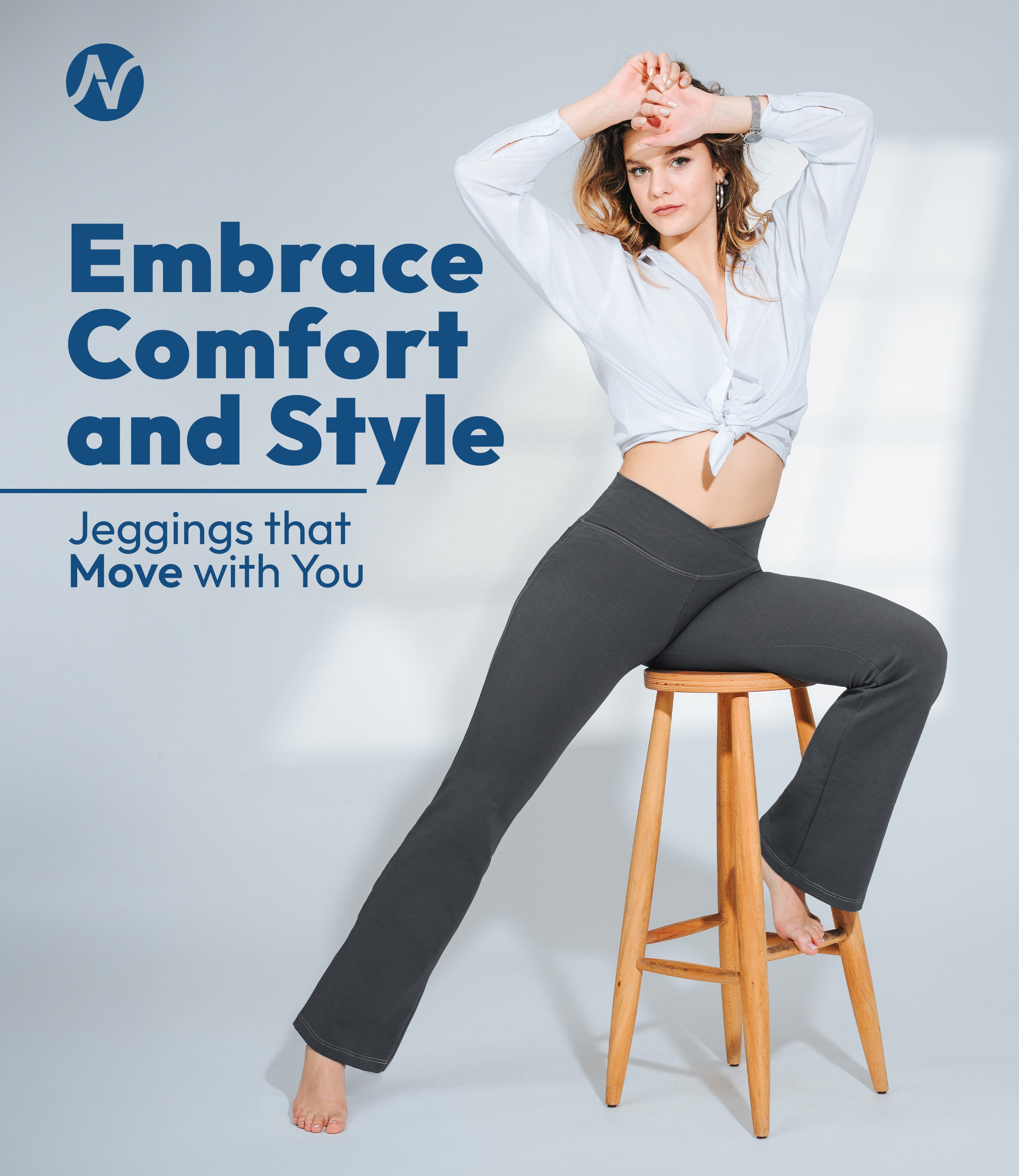 Crossover Bootcut Jeggings