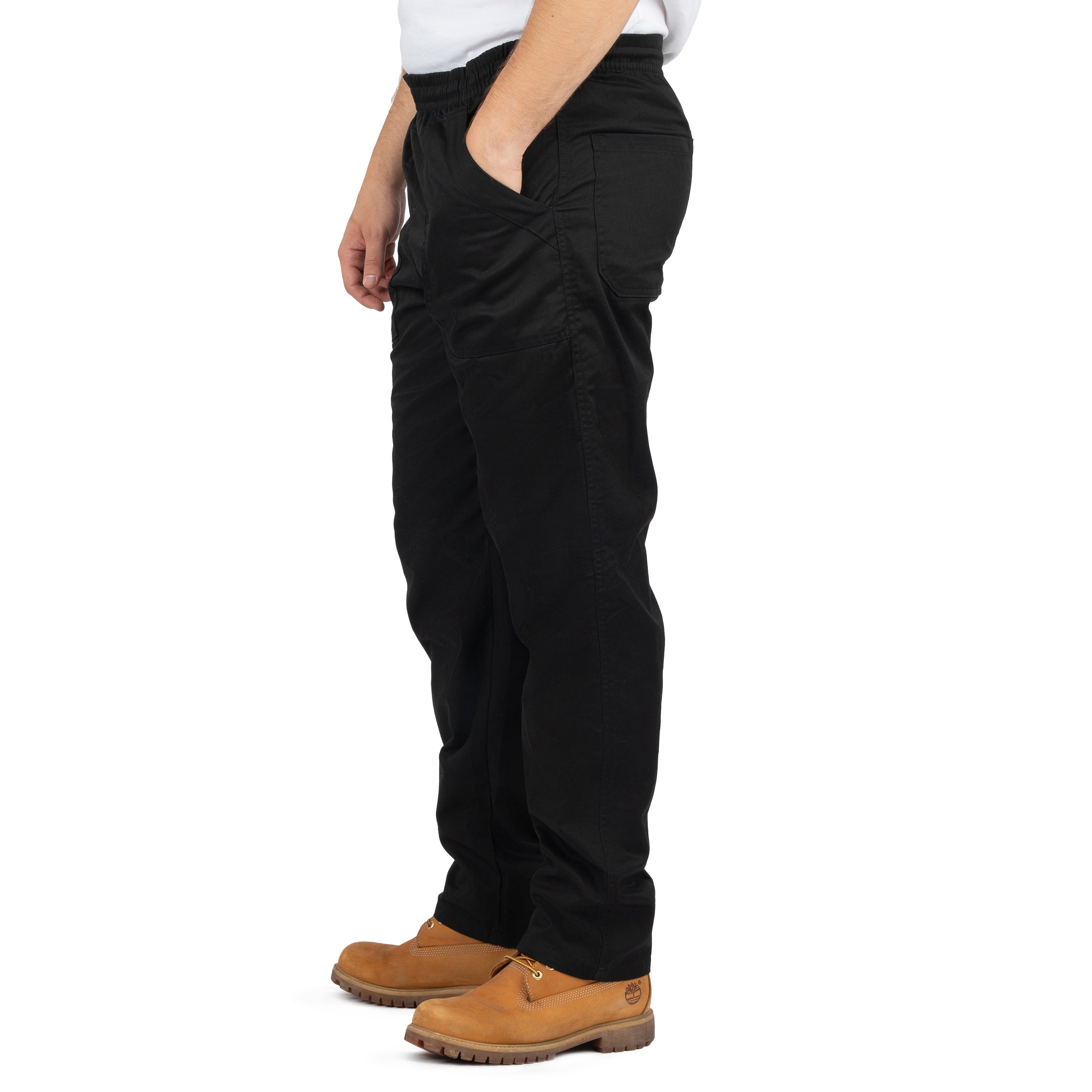 Men’s 6-Pocket Cargo Pants with Elastic Back