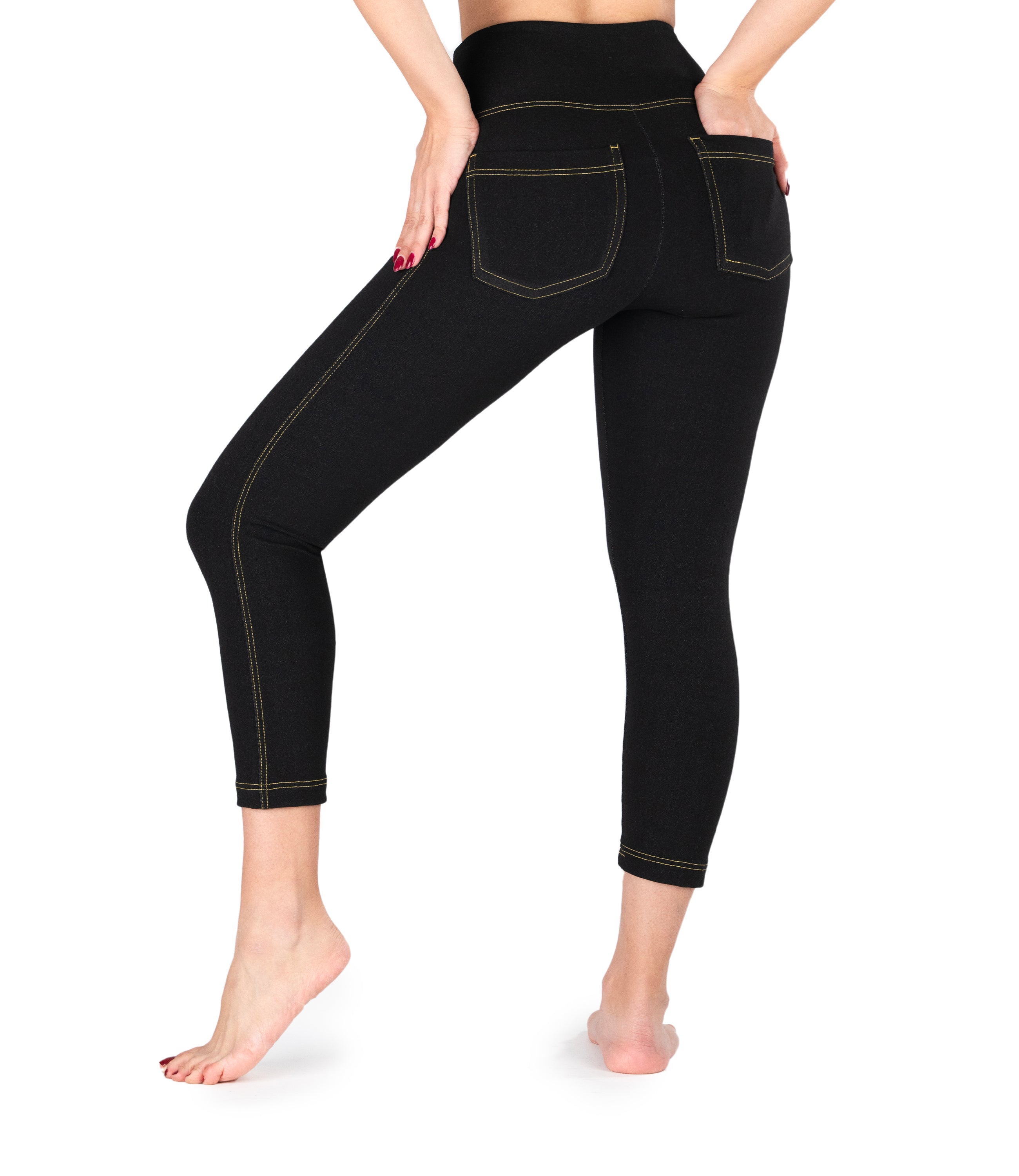 7/8 דנים-לוק Jeggings