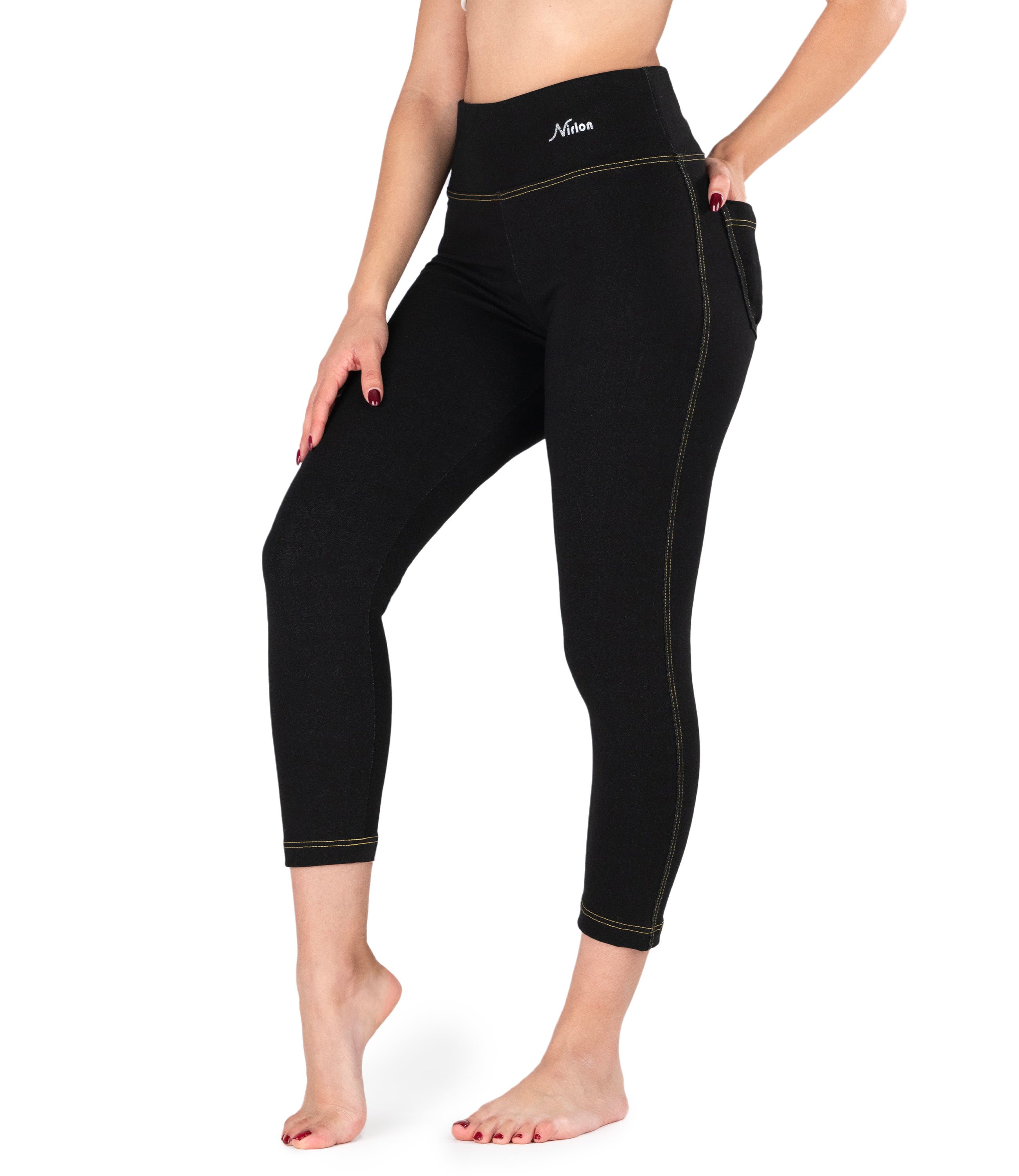 7/8 דנים-לוק Jeggings