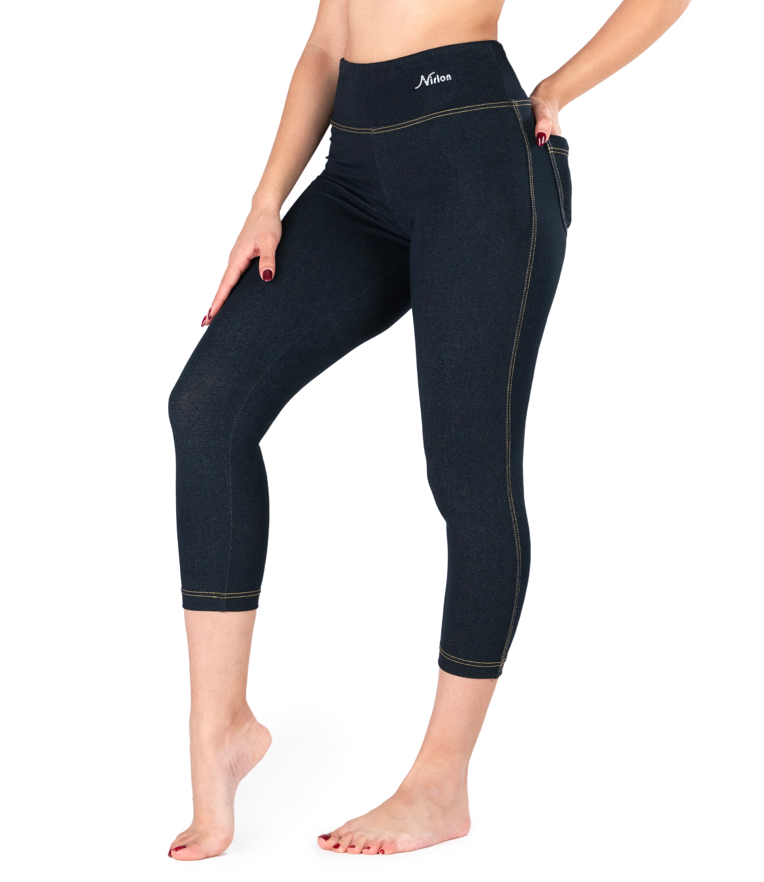 7/8 דנים-לוק Jeggings
