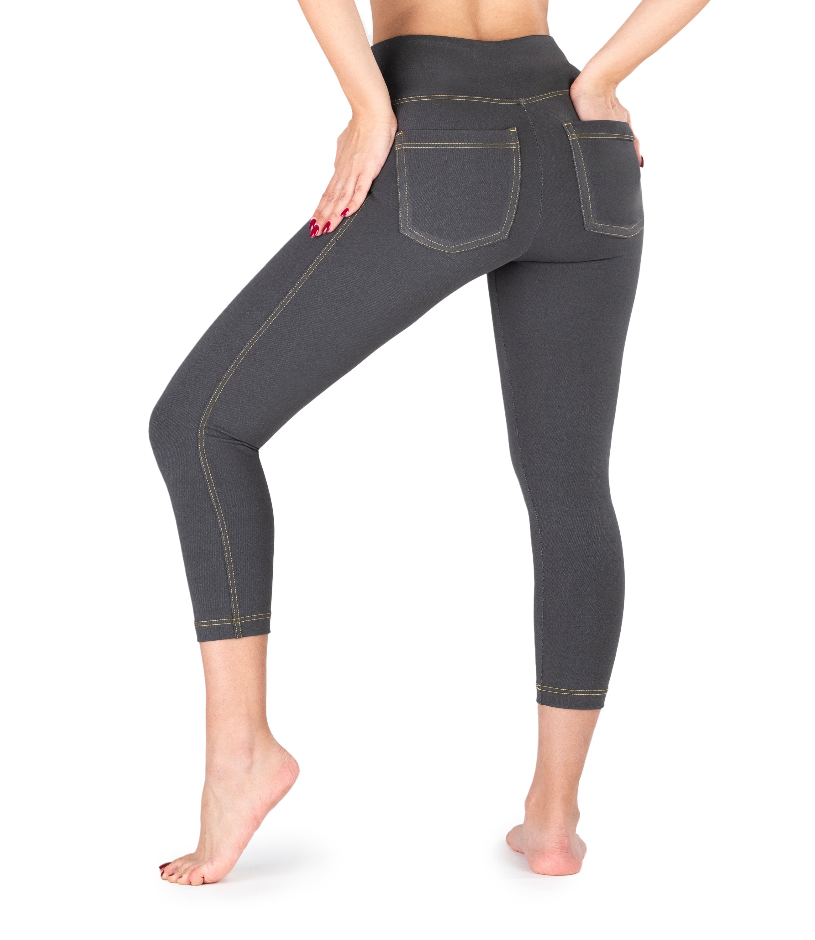 7/8 דנים-לוק Jeggings