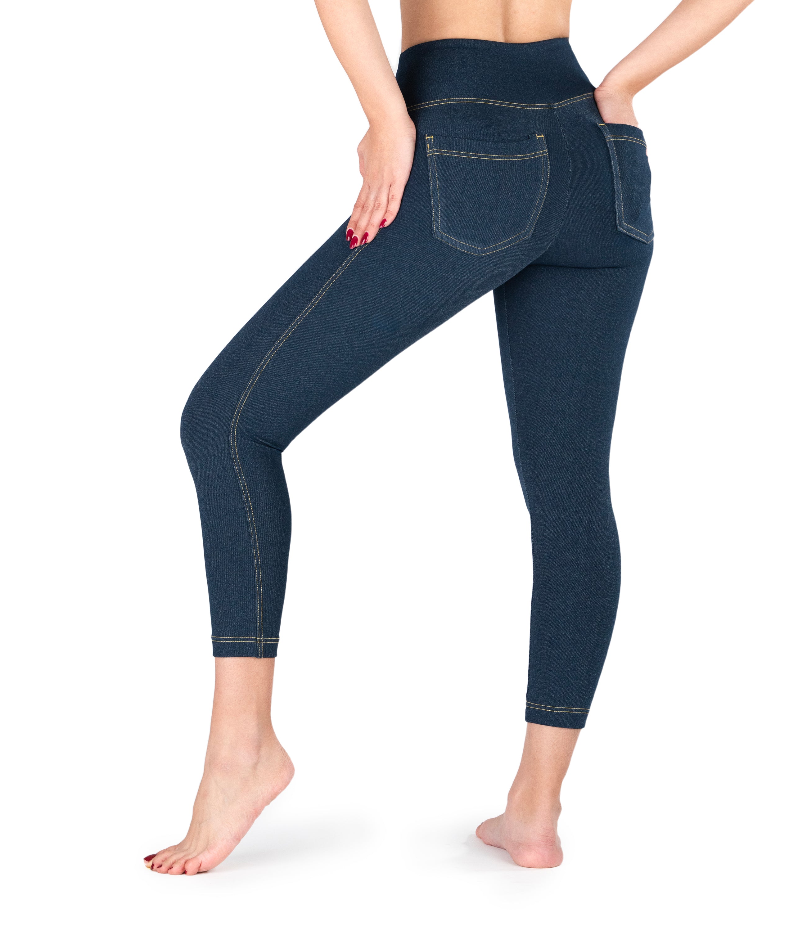 7/8 דנים-לוק Jeggings