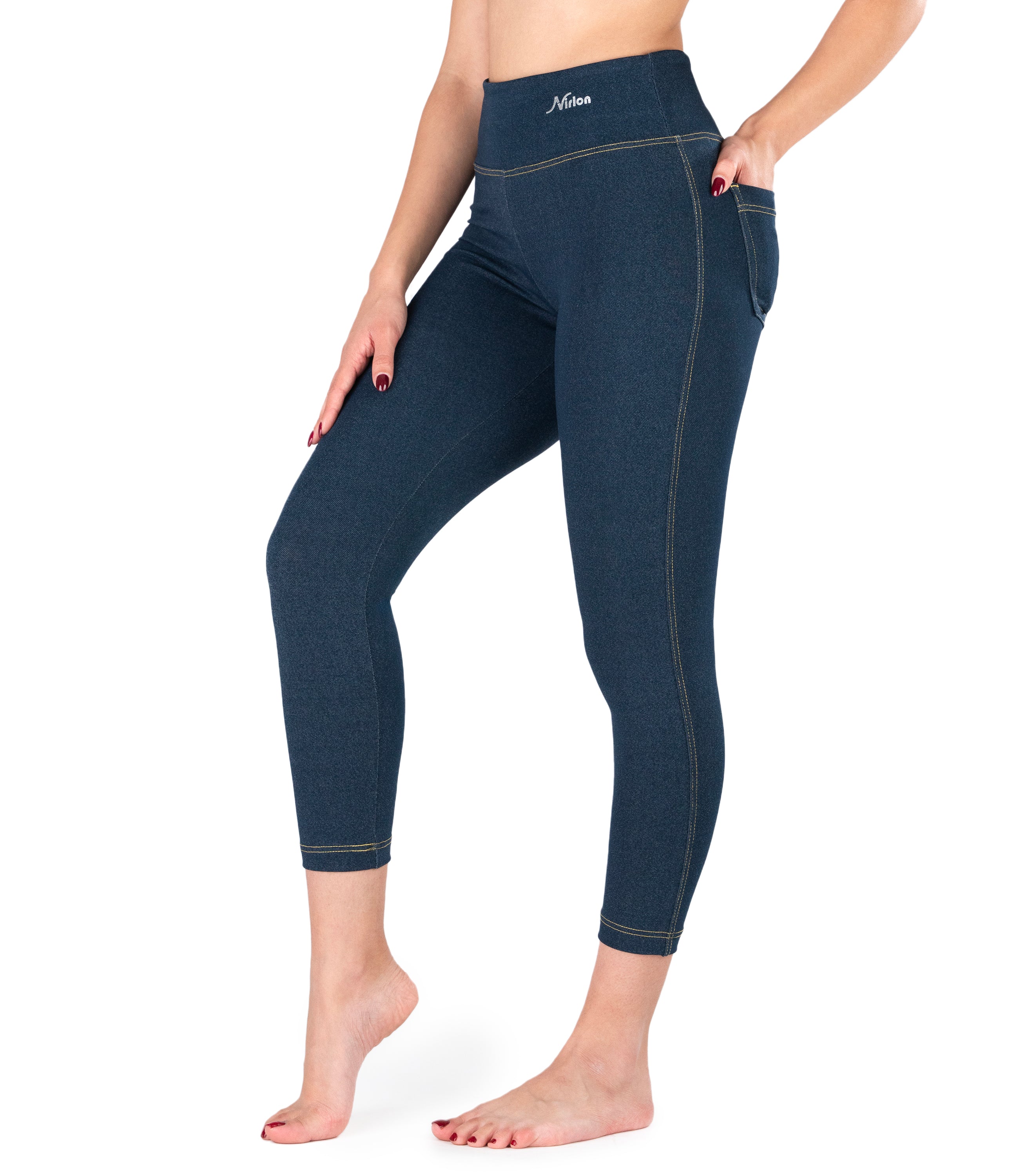 7/8 דנים-לוק Jeggings