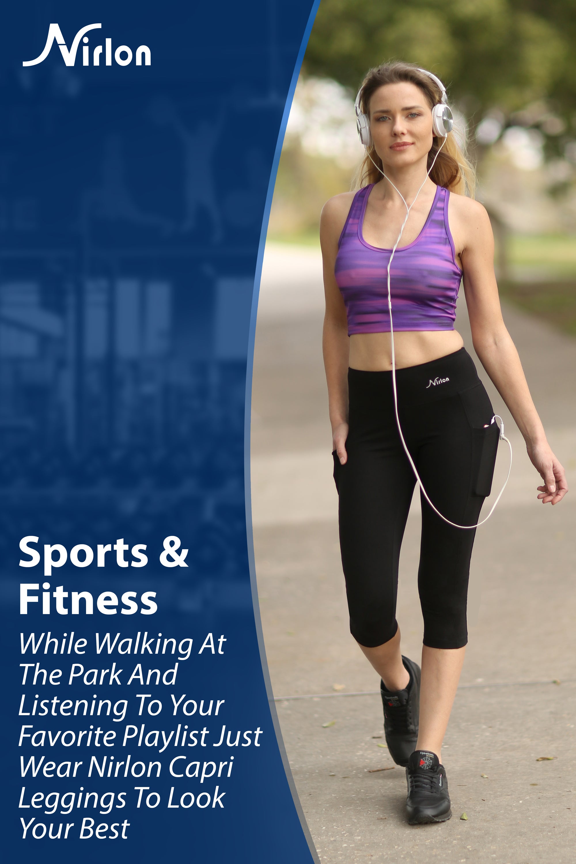 3/4 Length Leggings with Pockets