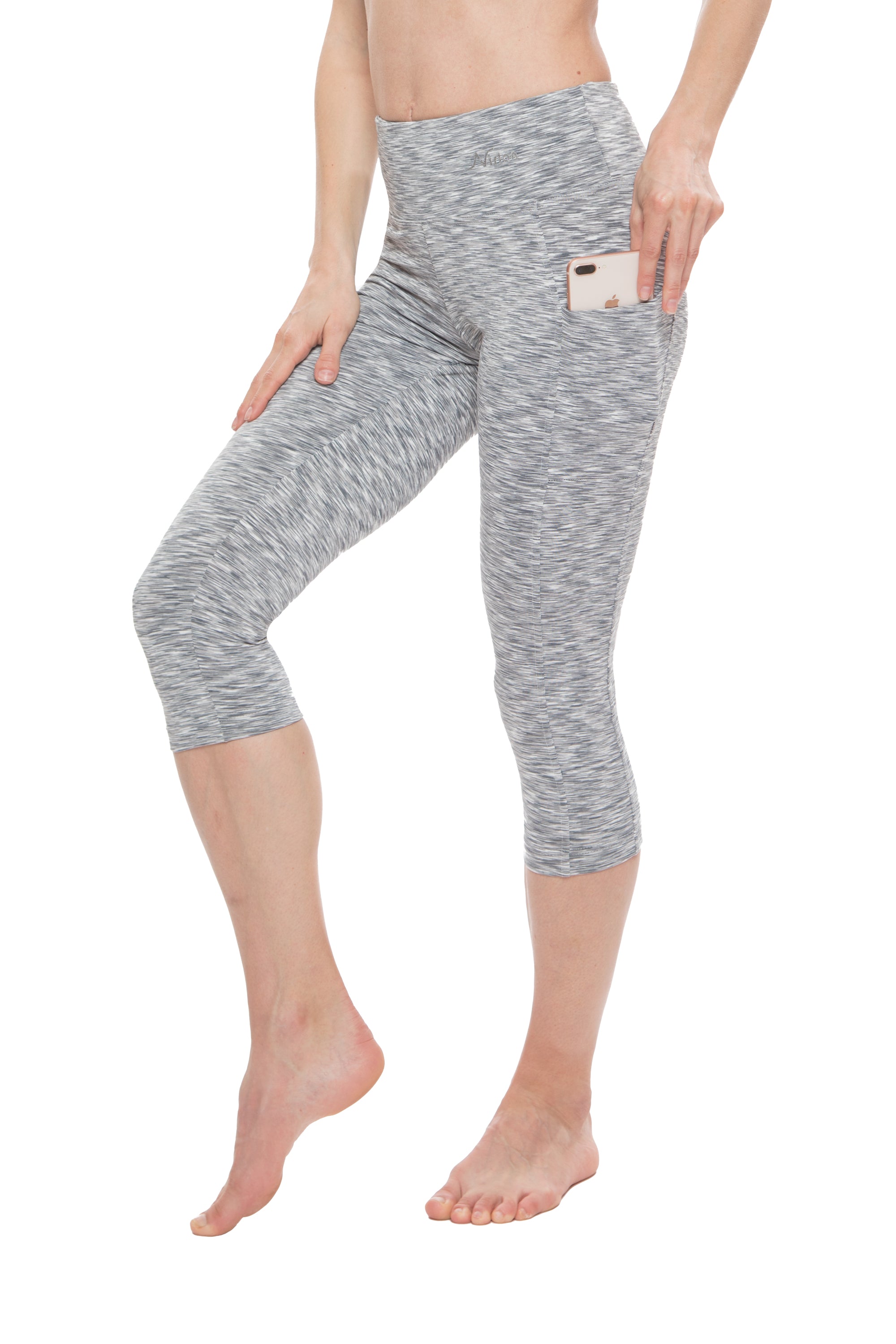 3/4 Length Leggings with Pockets