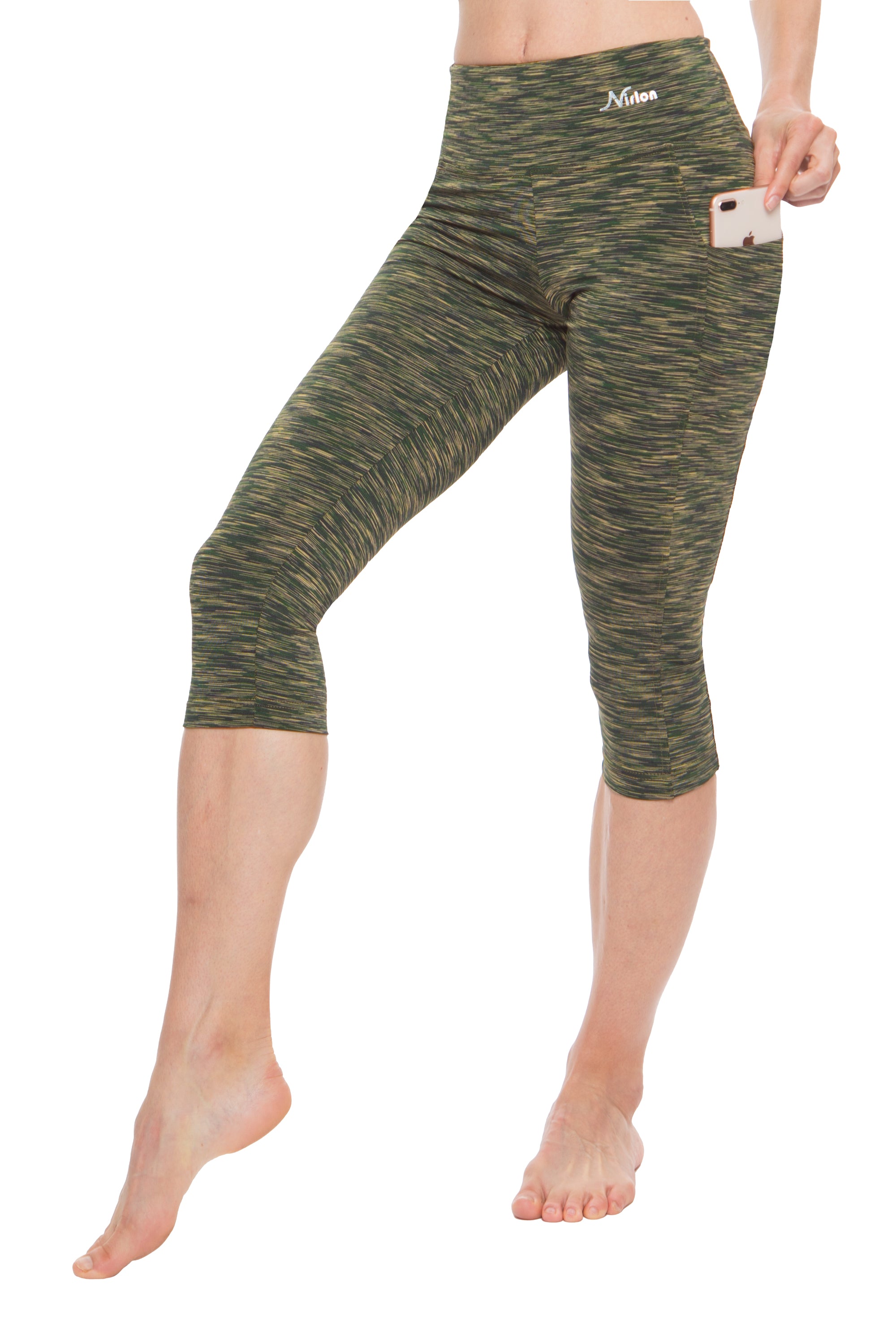 3/4 Length Leggings with Pockets
