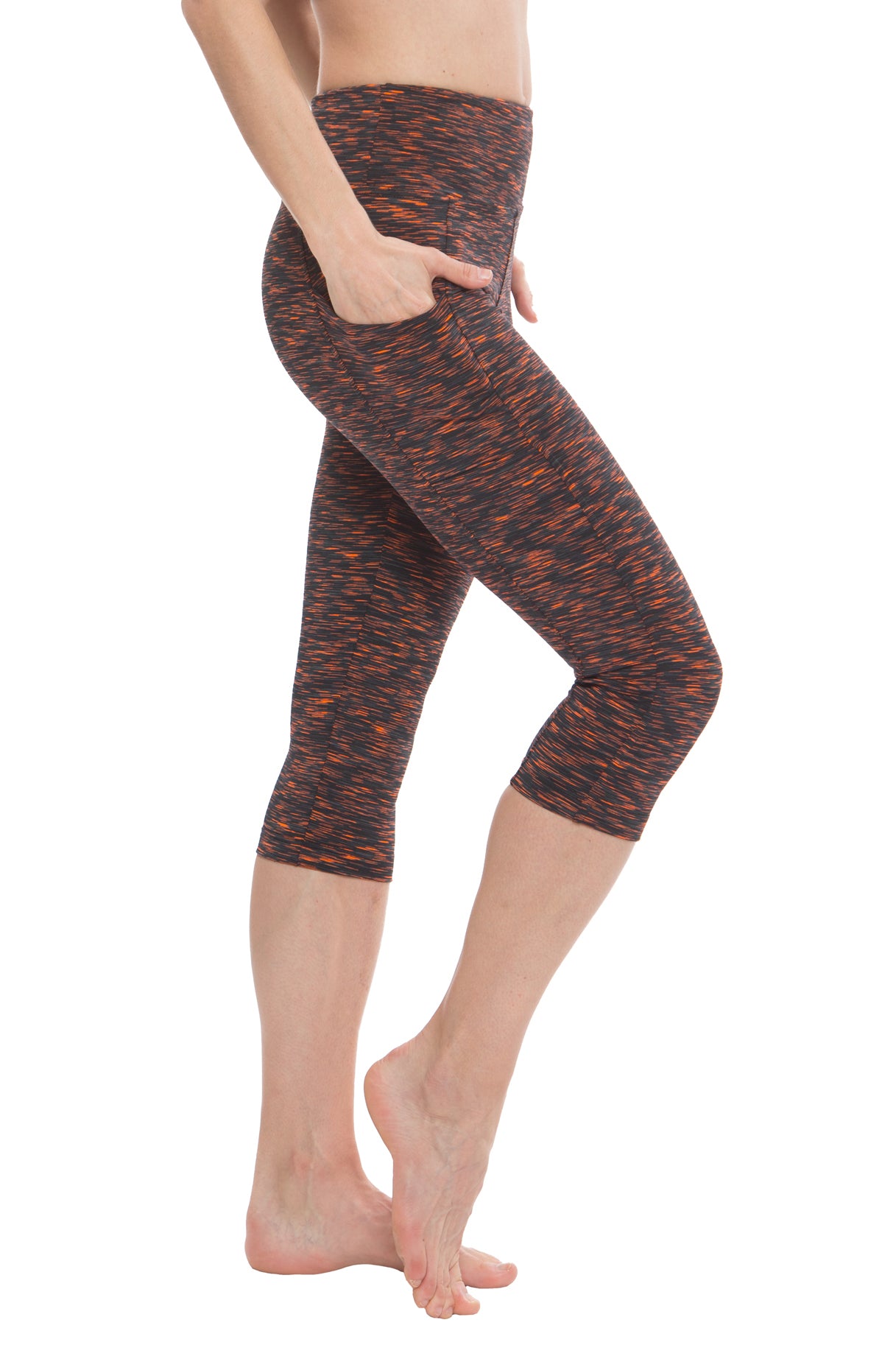 3/4 Length Leggings with Pockets