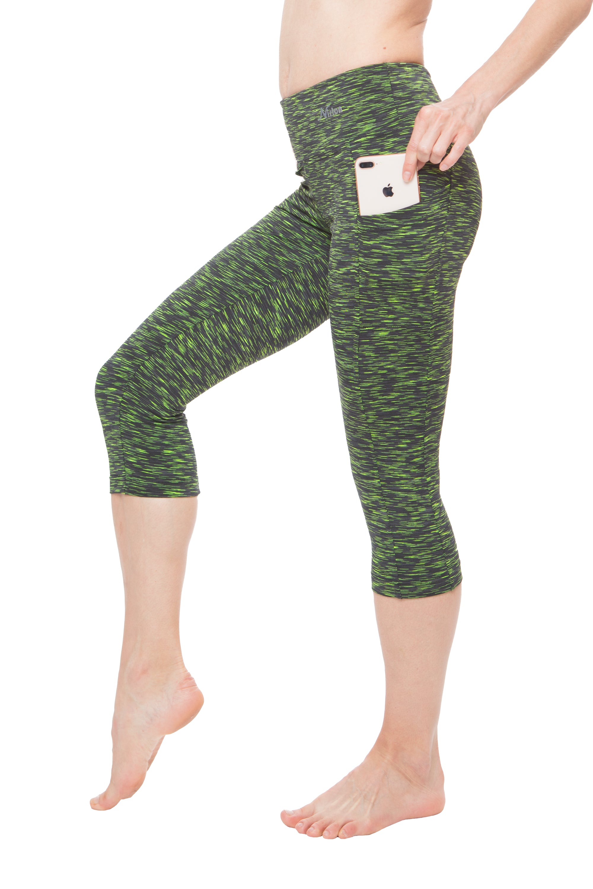 3/4 Length Leggings with Pockets
