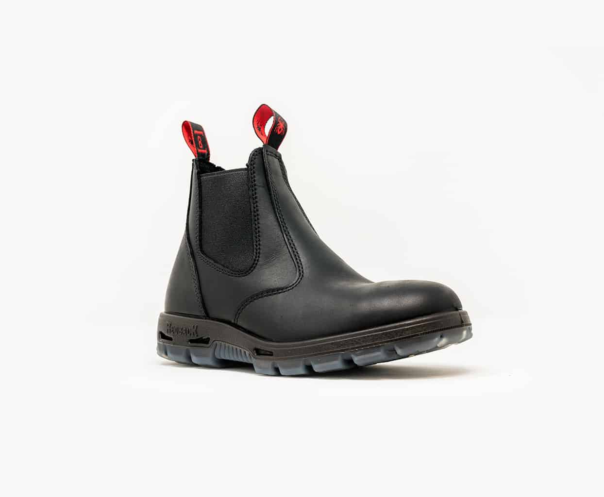 Work Boot – Black Full-Grain Leather