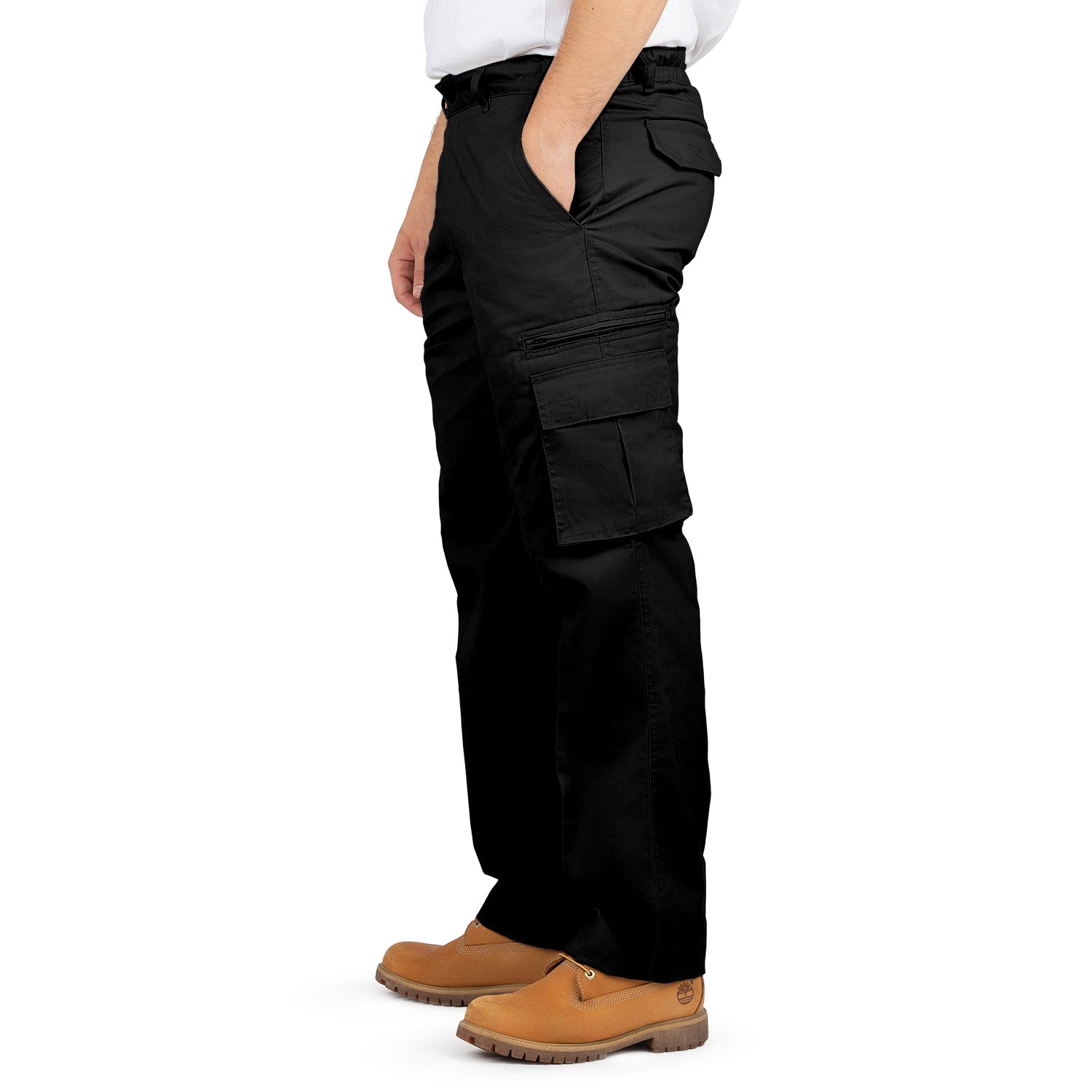Cargo Pants with 8 Pockets and Belt